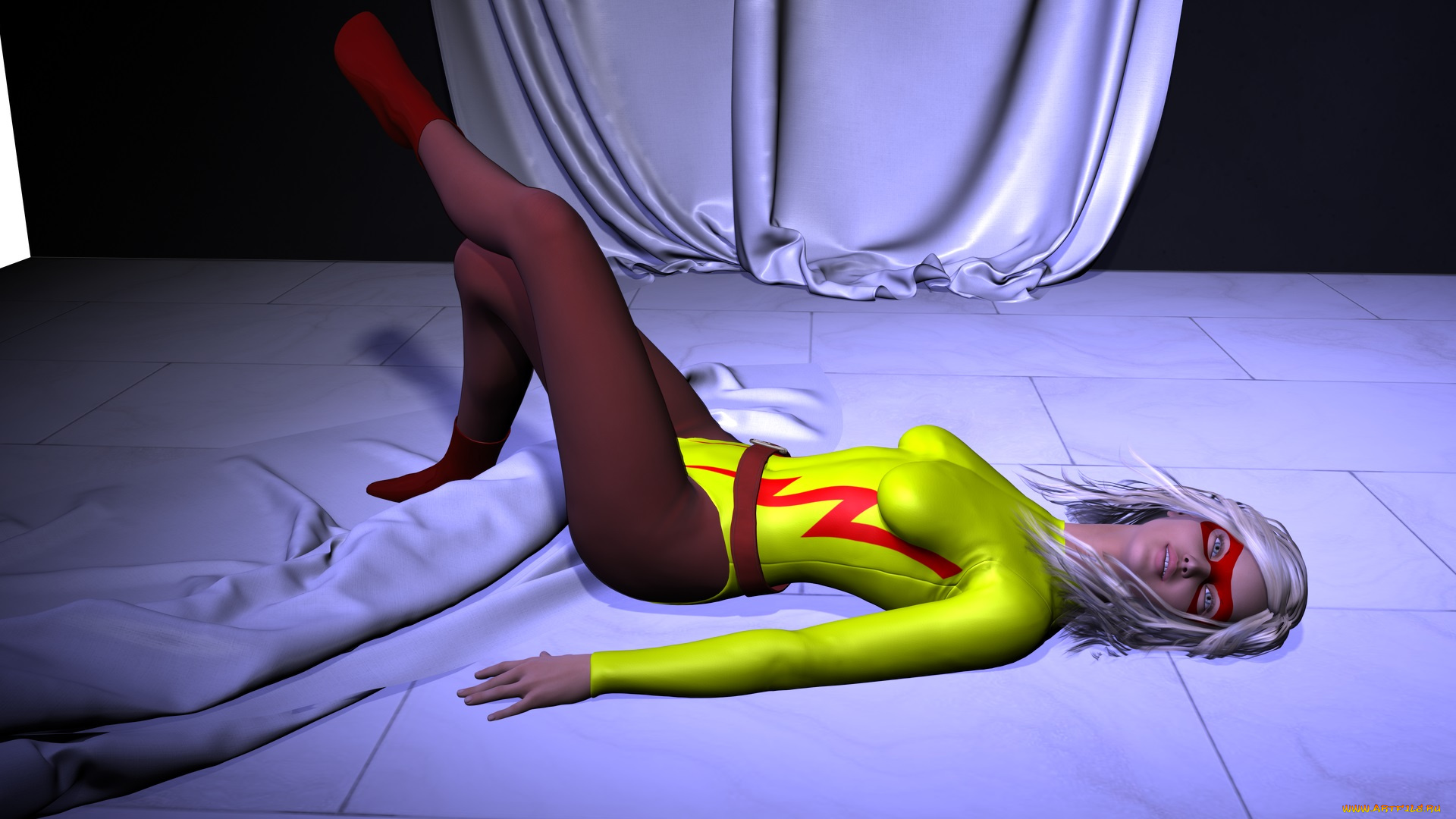 3д, графика, фантазия, , fantasy, взгляд, девушка, фон