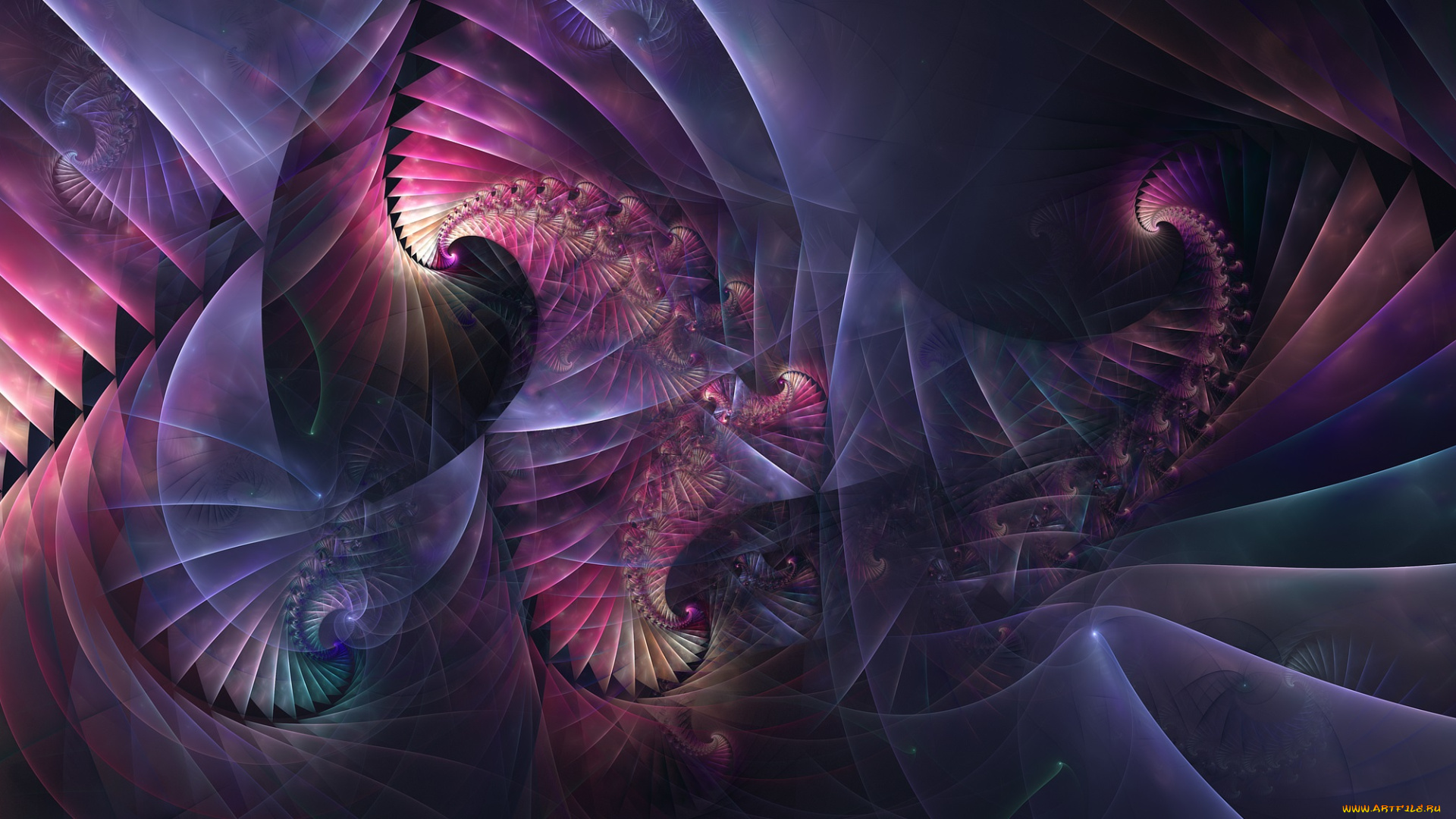 3д, графика, фракталы, , fractal, цвет, фон, узор