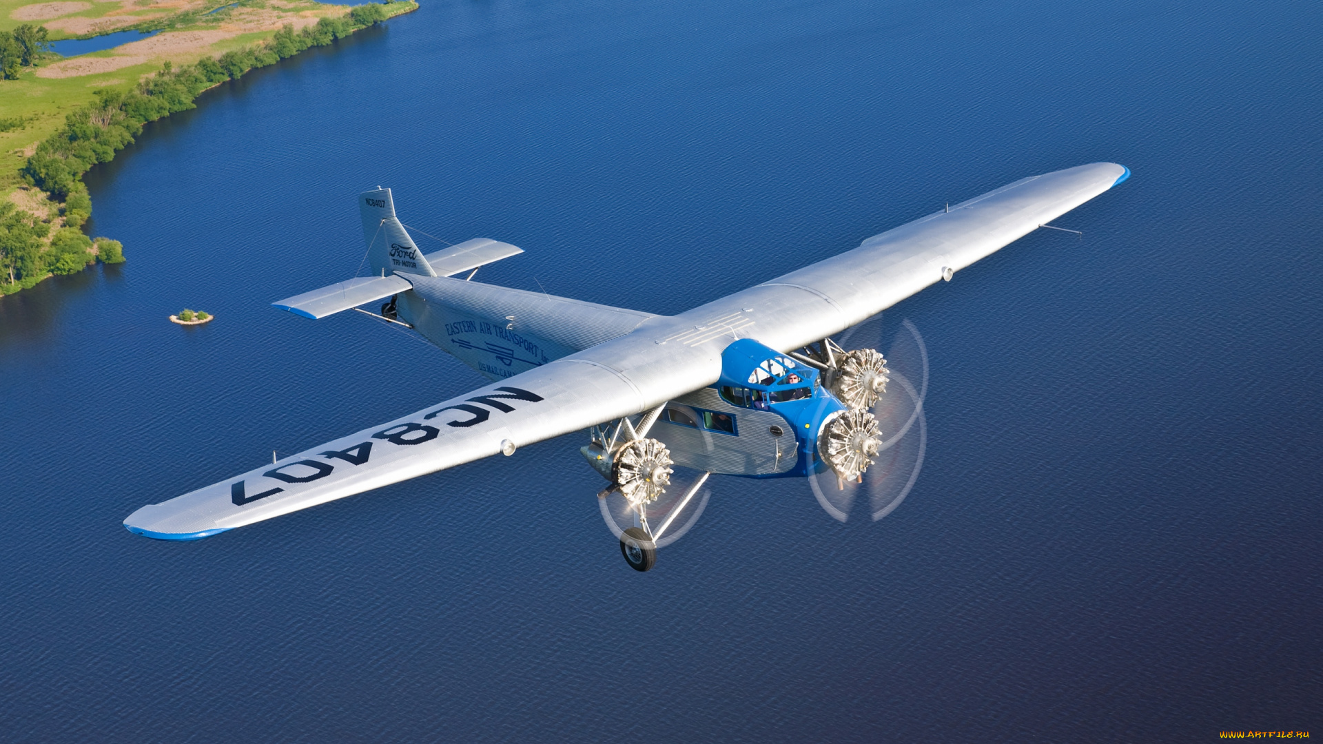 авиация, лёгкие, одномоторные, самолёты, ford, tri, motor, планер, небо