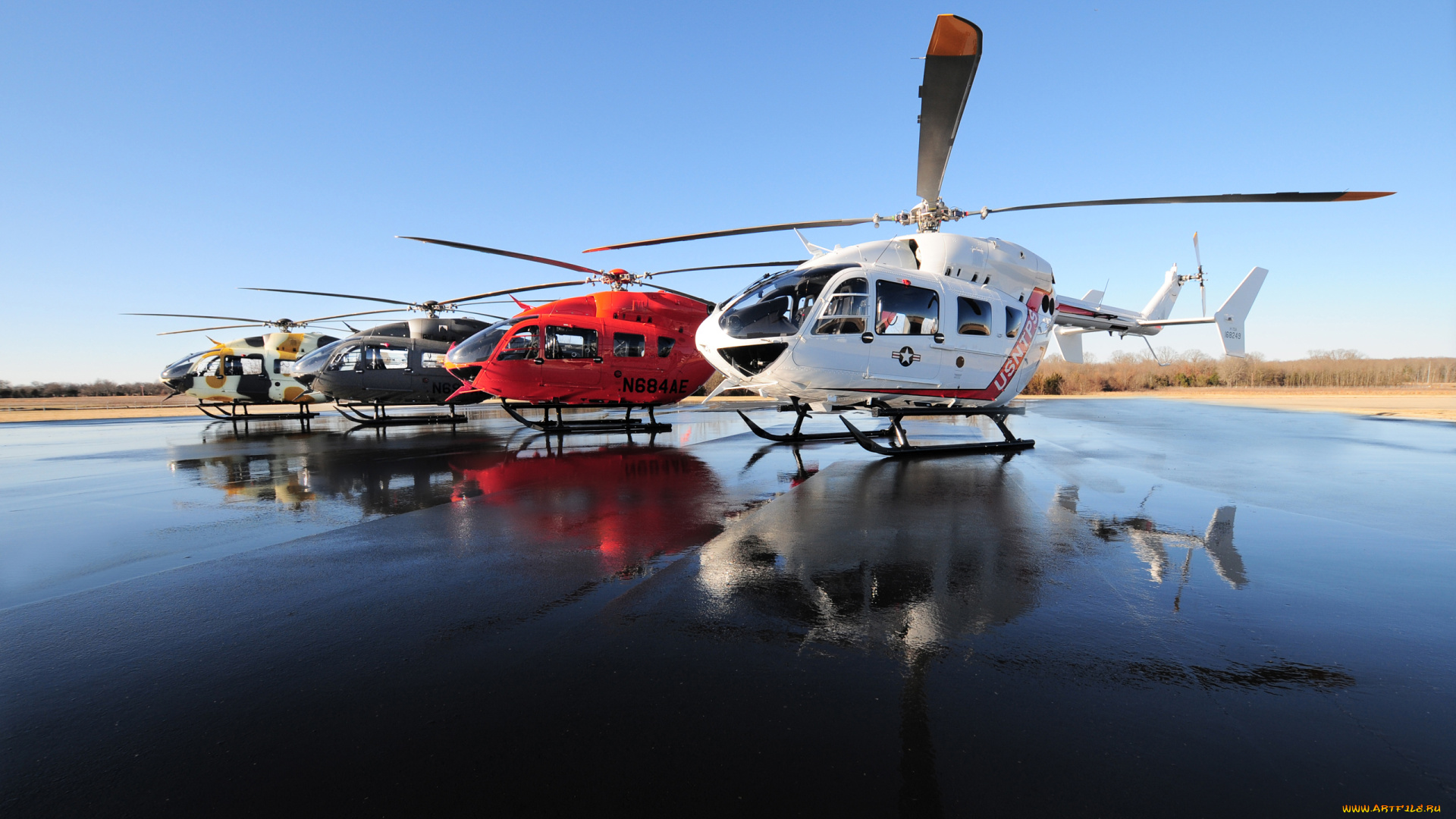 авиация, вертолёты, аэродром, вертолеты, гражданская
