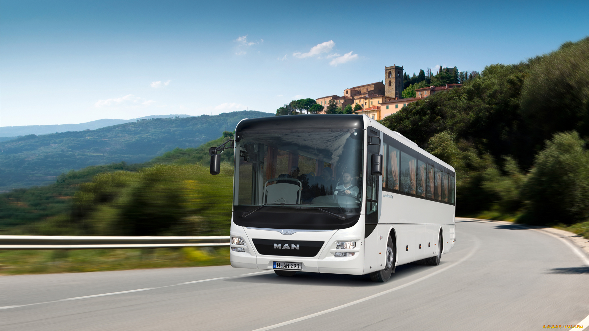 автомобили, автобусы, man