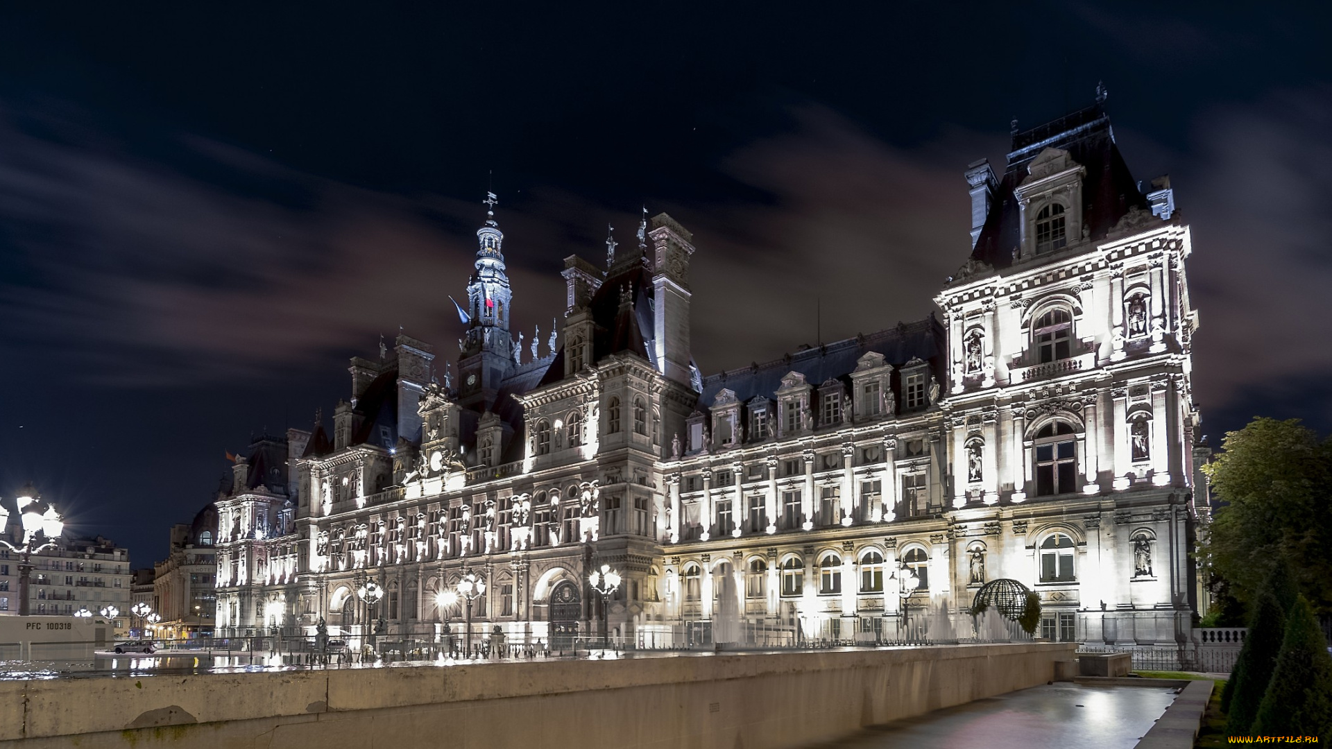 ayuntamiento, de, par&, 237, города, париж, , франция, простор