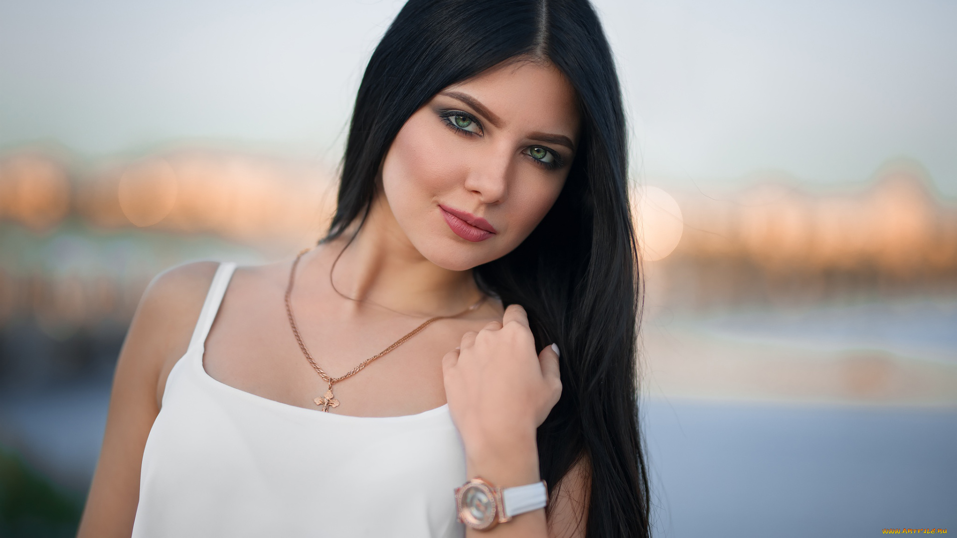 девушка, девушки, -unsort, , брюнетки, темноволосые, модель, kristina, romanova