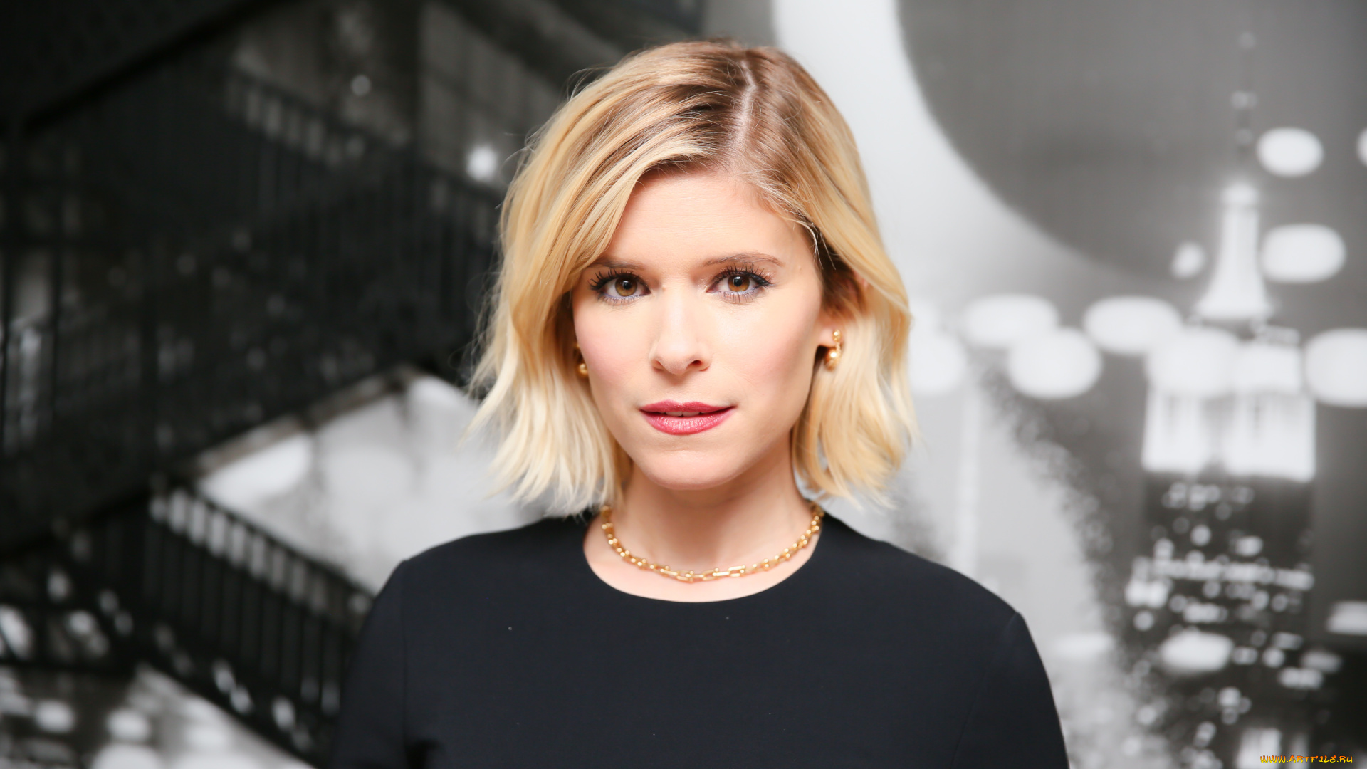девушки, kate, mara, блики, лестница, блондинка, kate, mara