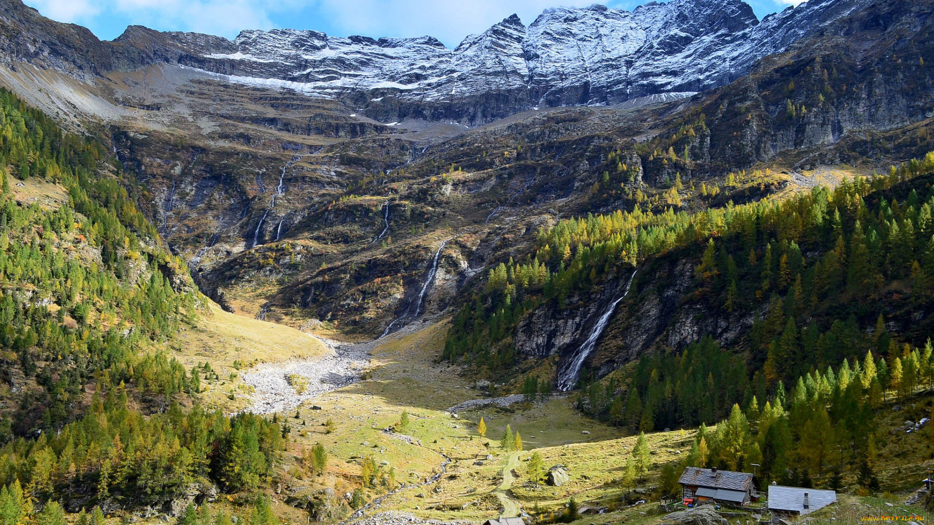 природа, горы, простор