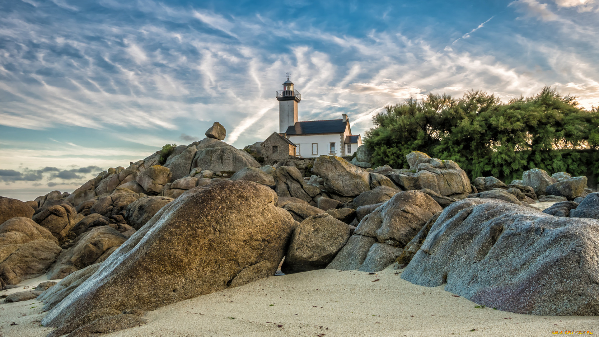 природа, маяки, простор