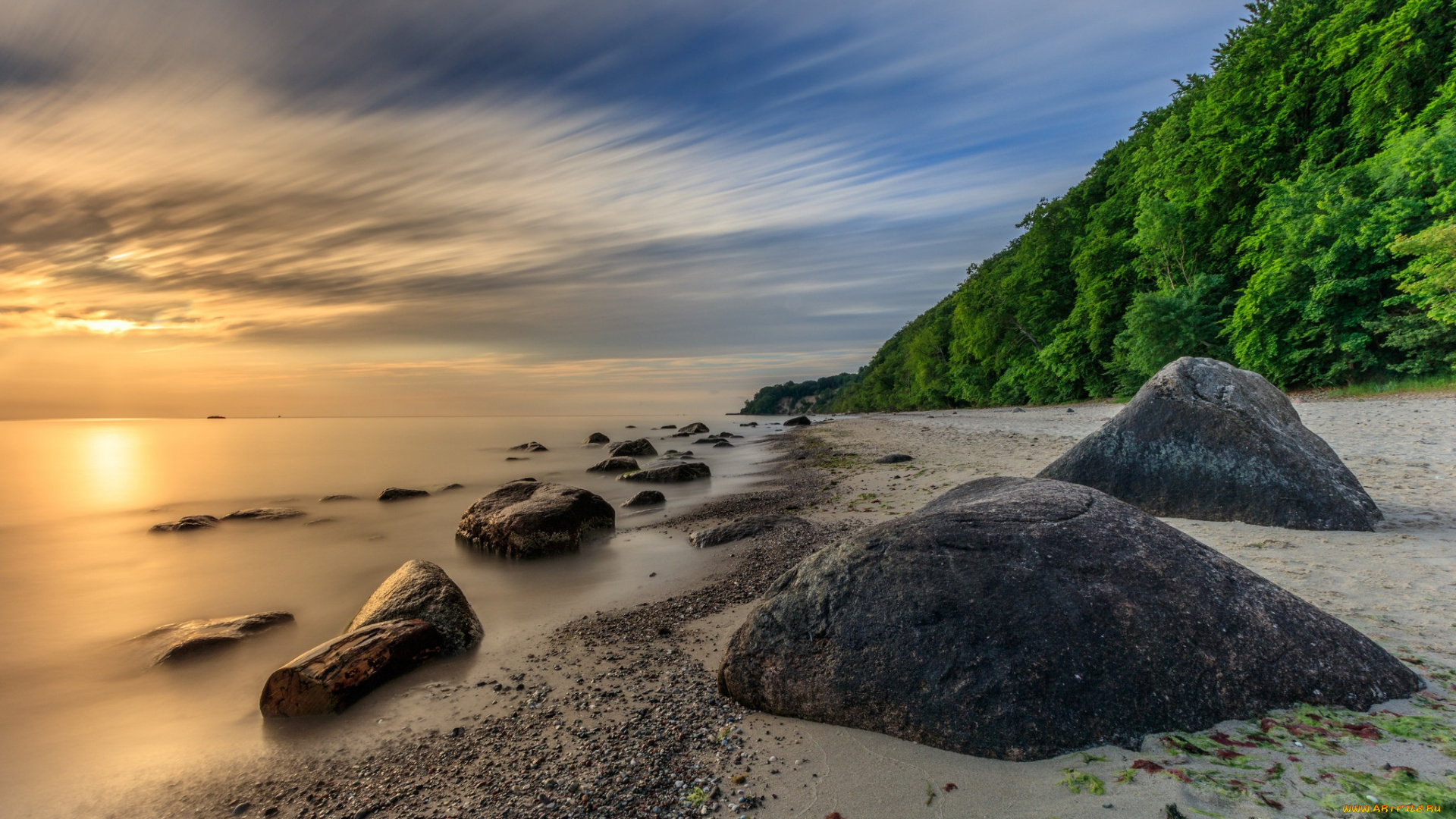 природа, восходы, закаты, простор