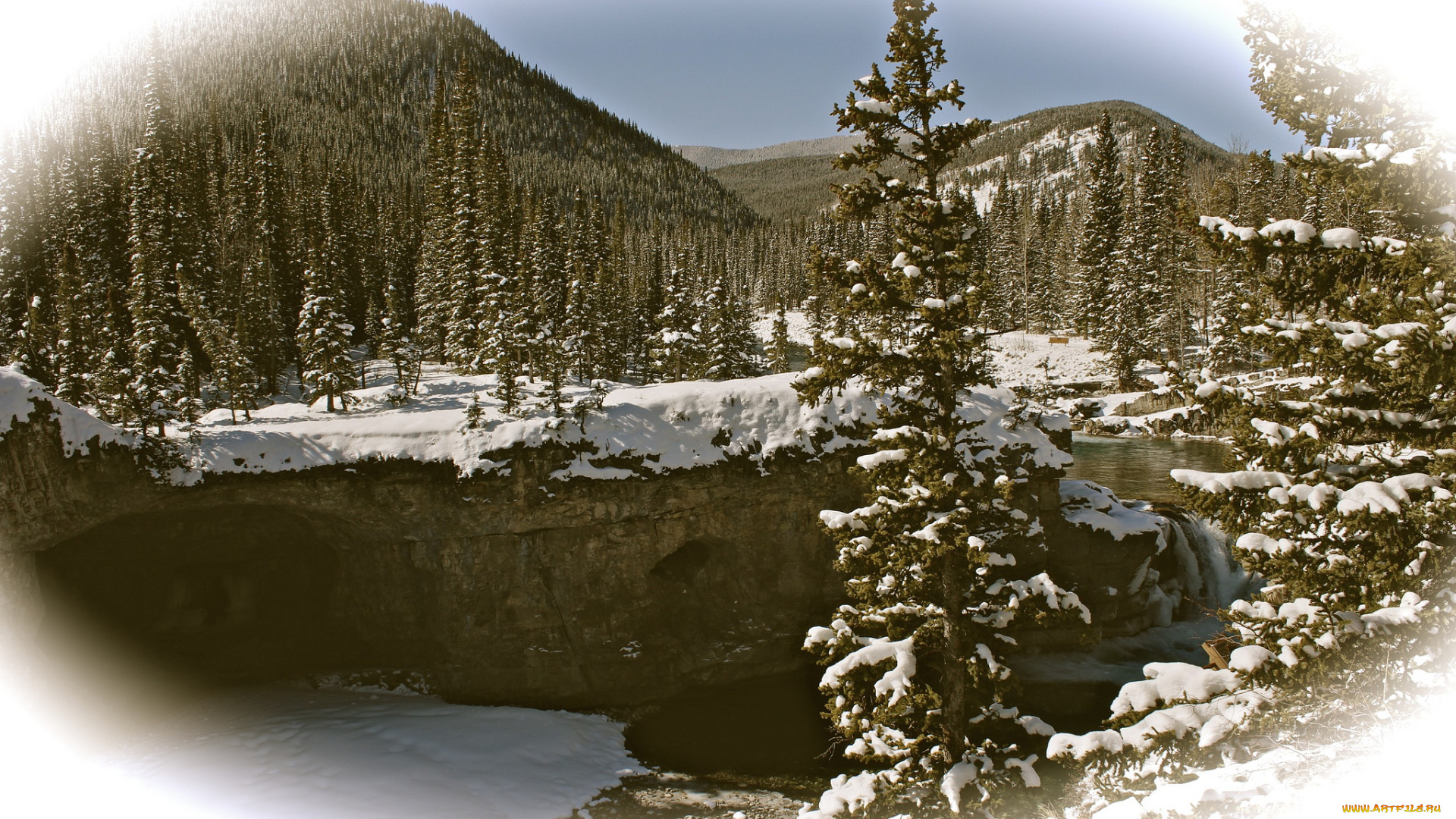 природа, зима, простор