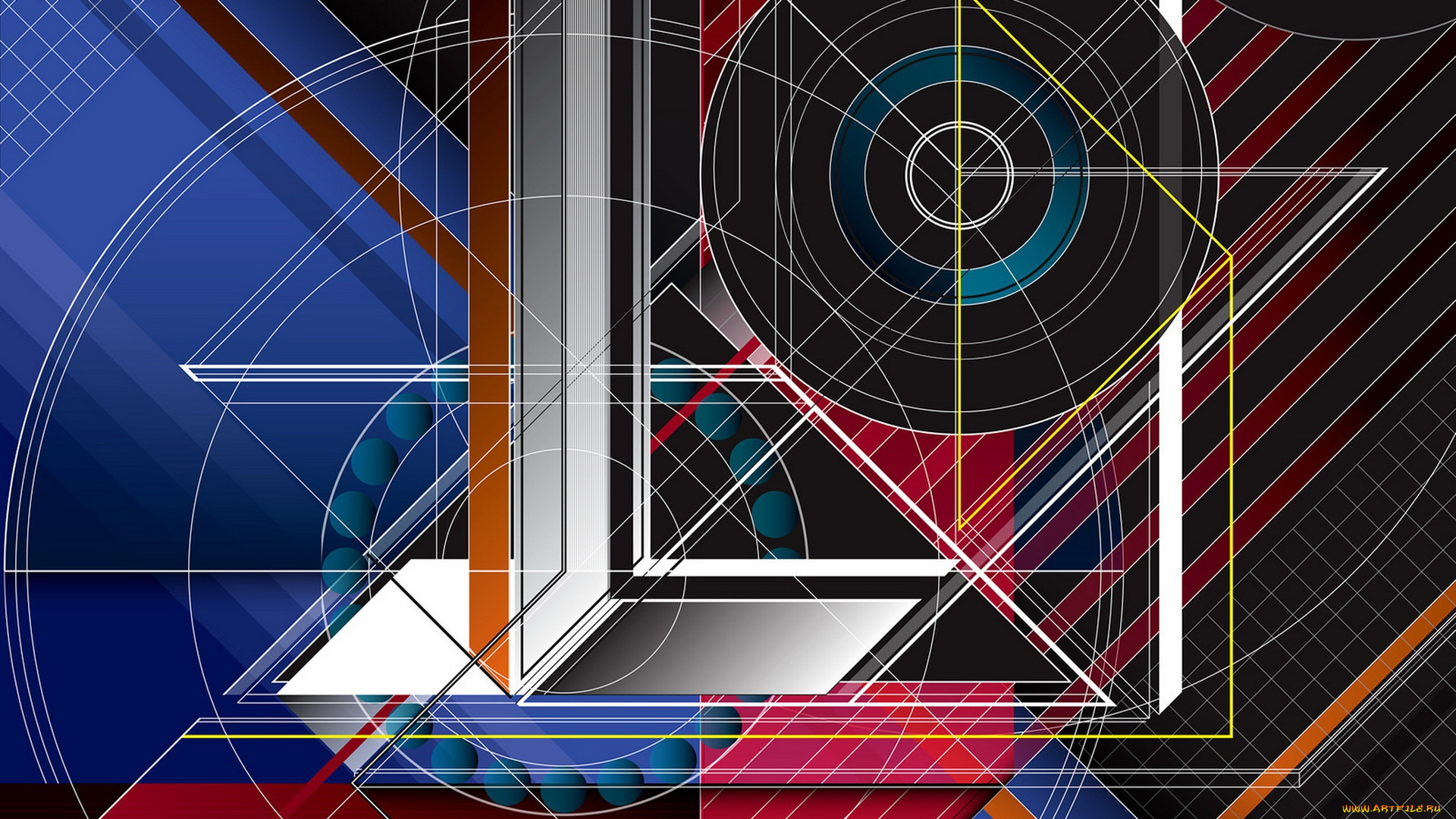 векторная, графика, -графика, , graphics, композиция, форма, конструкция