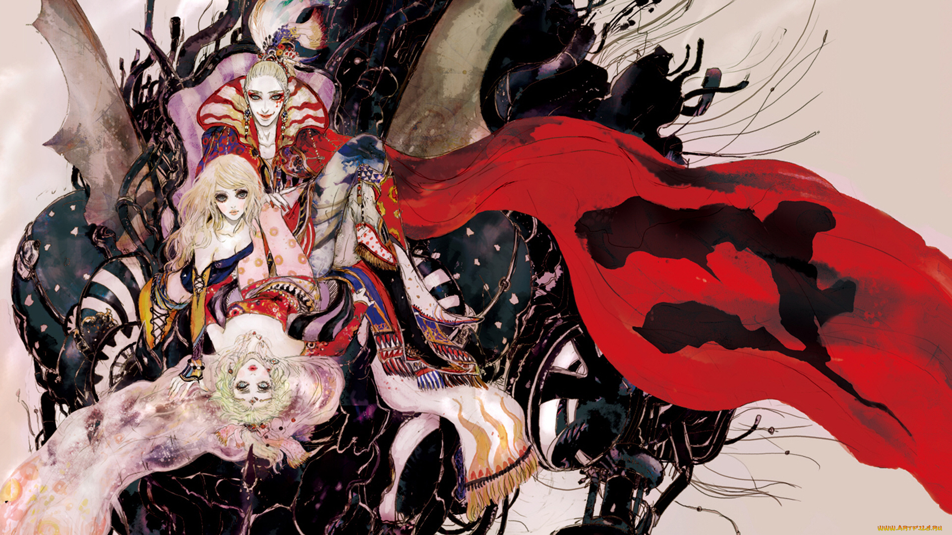 видео, игры, final, fantasy, xiii, , lightning, returns, персонажи