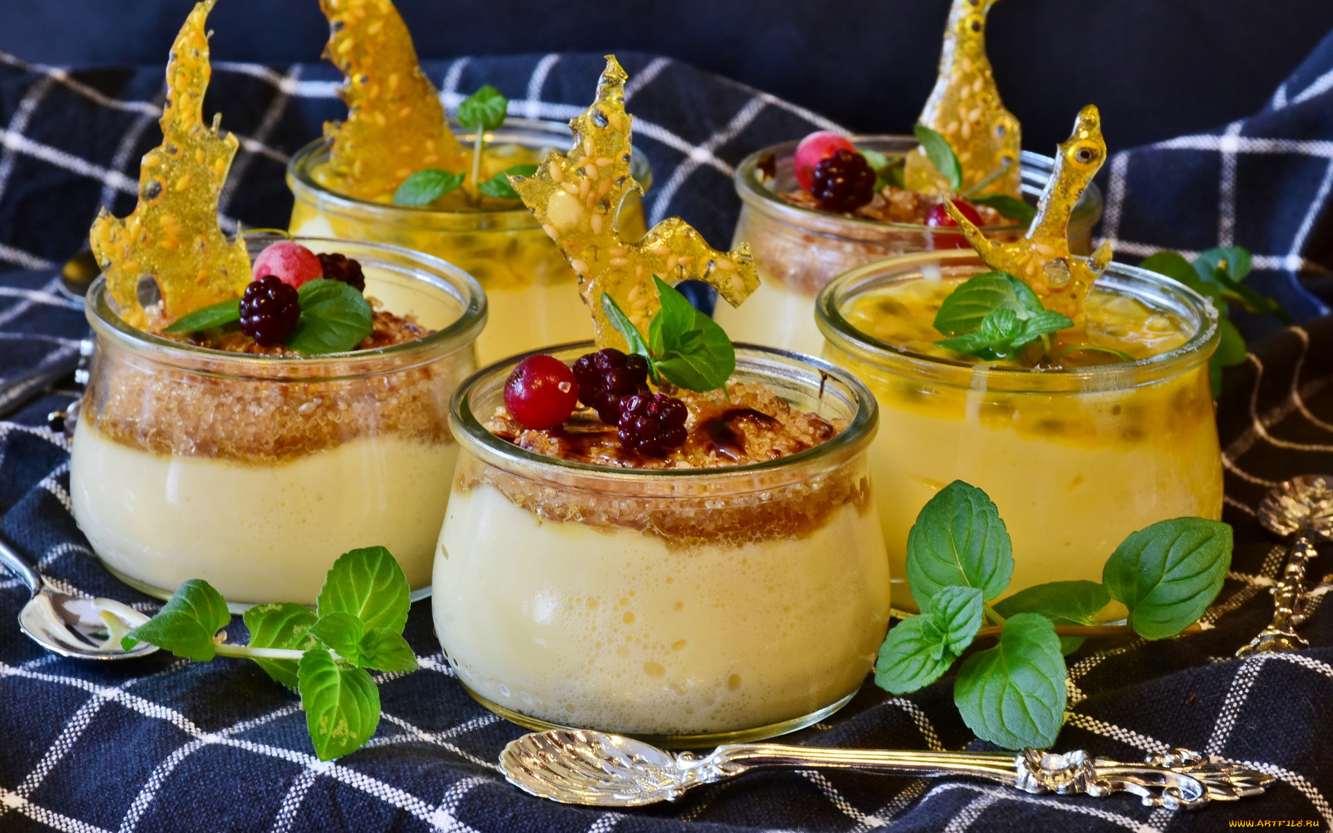 еда, мороженое, , десерты, карамель, десерт, крем, ягоды