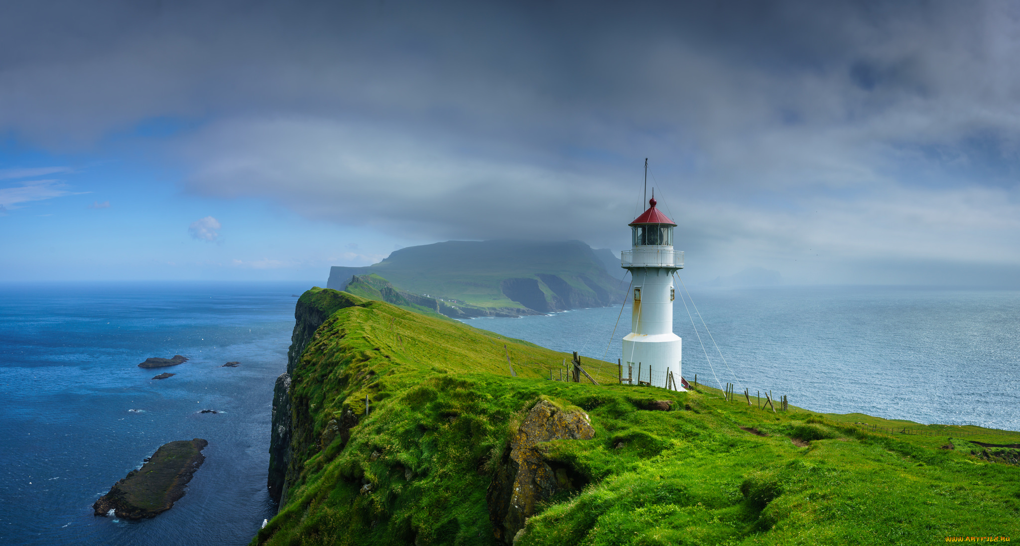 природа, маяки, простор