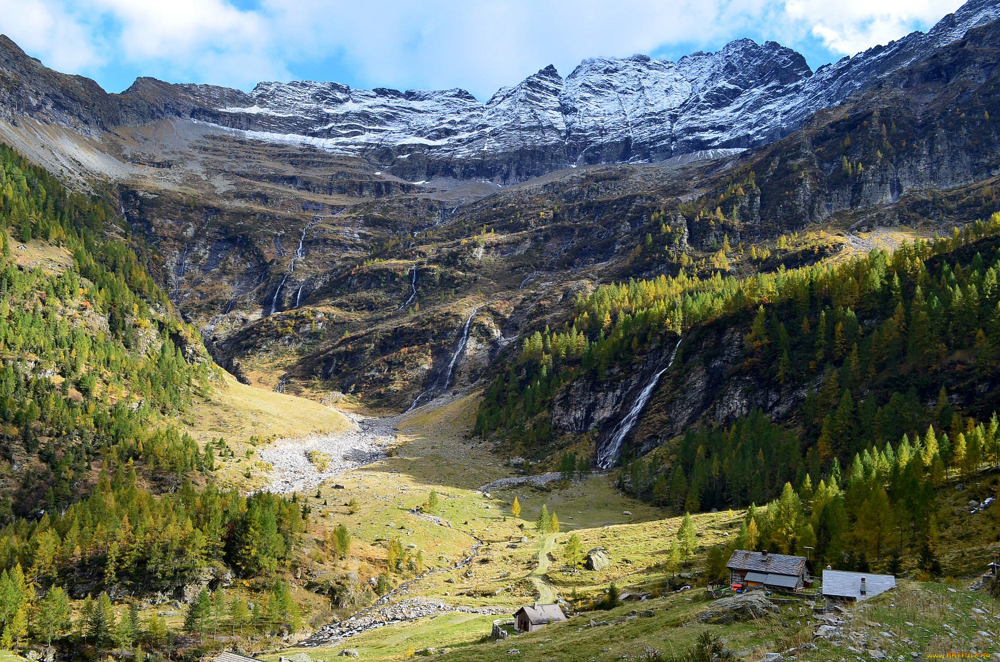 природа, горы, простор