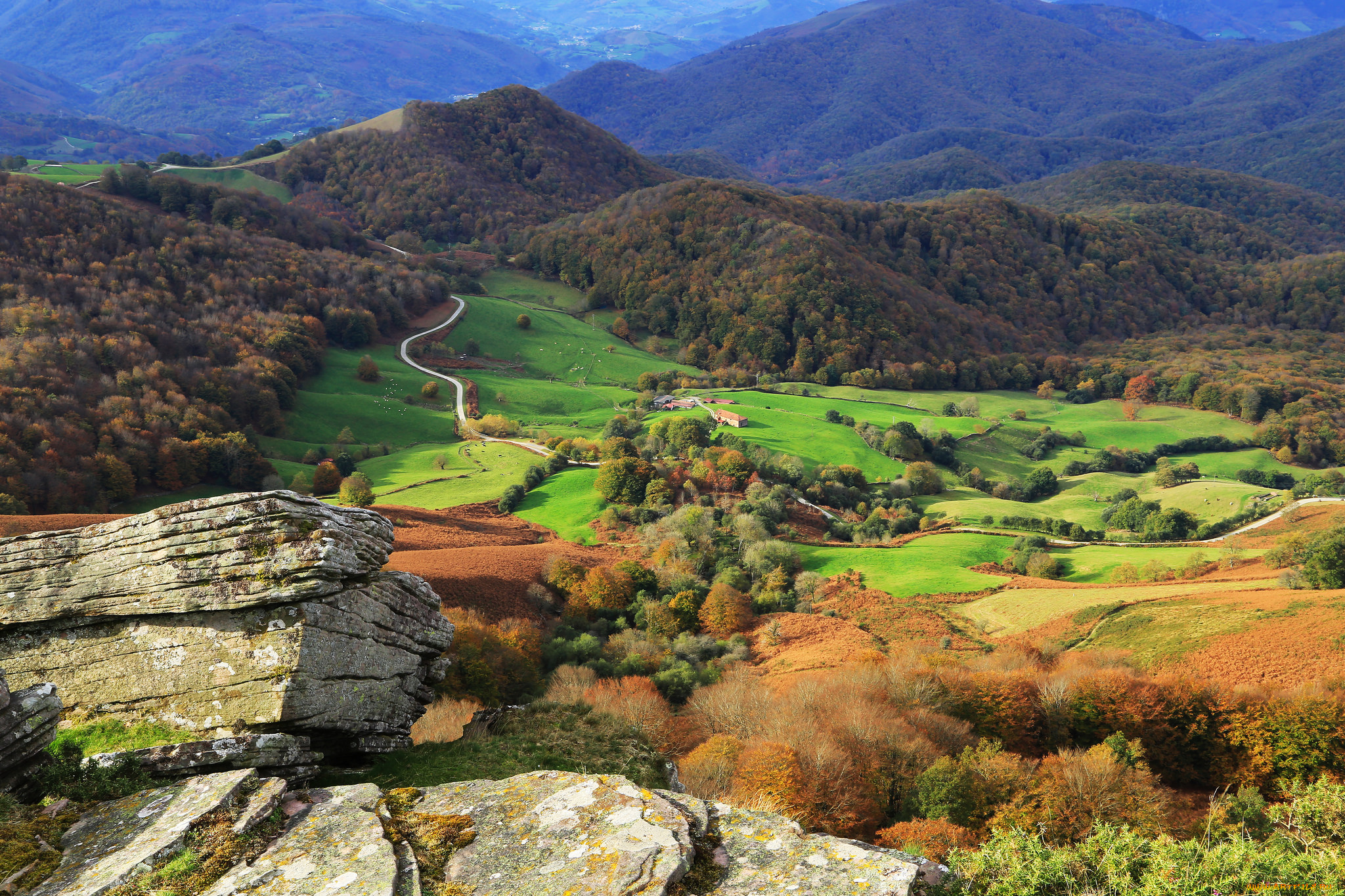 природа, горы, простор