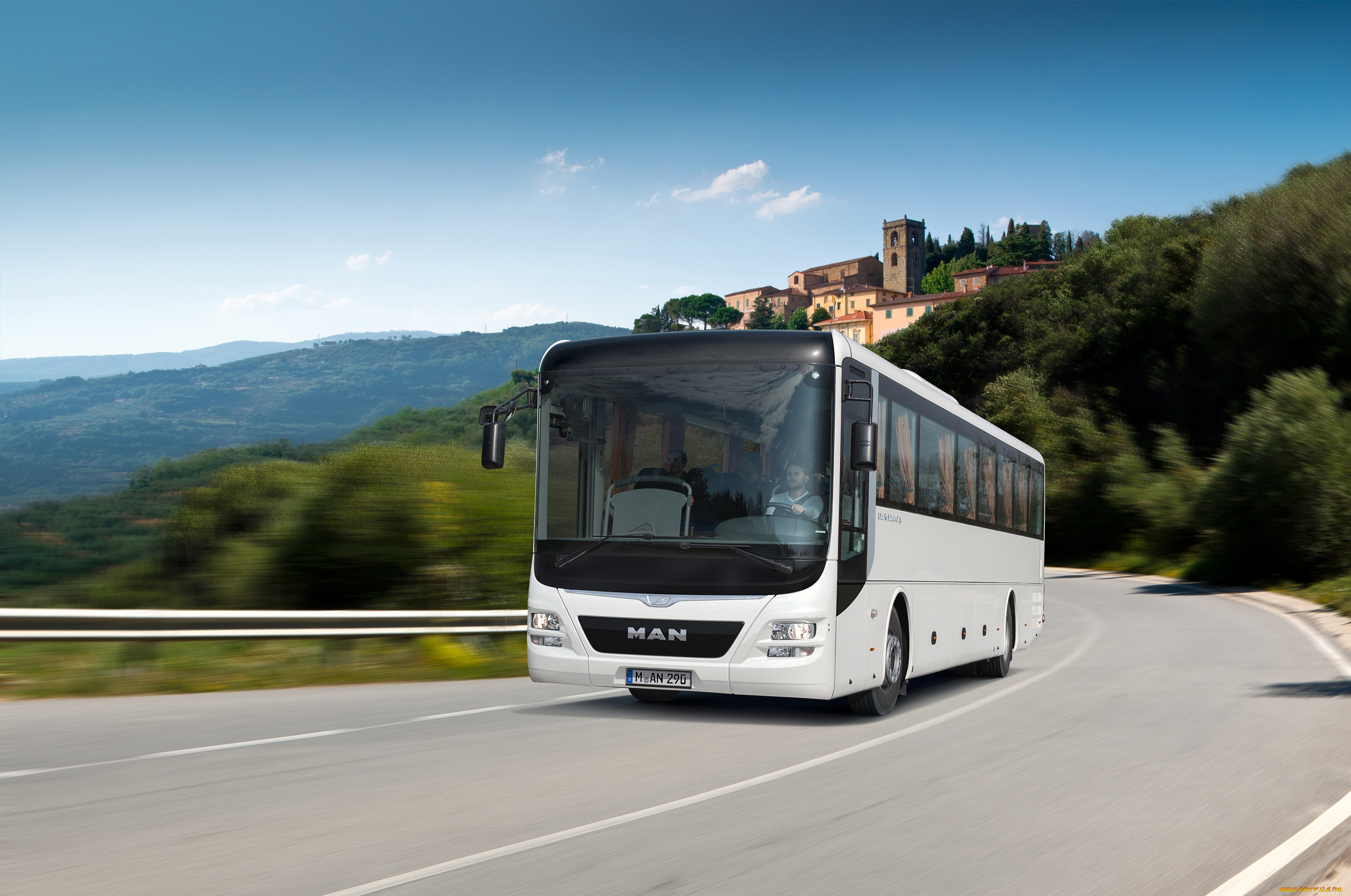 автомобили, автобусы, man