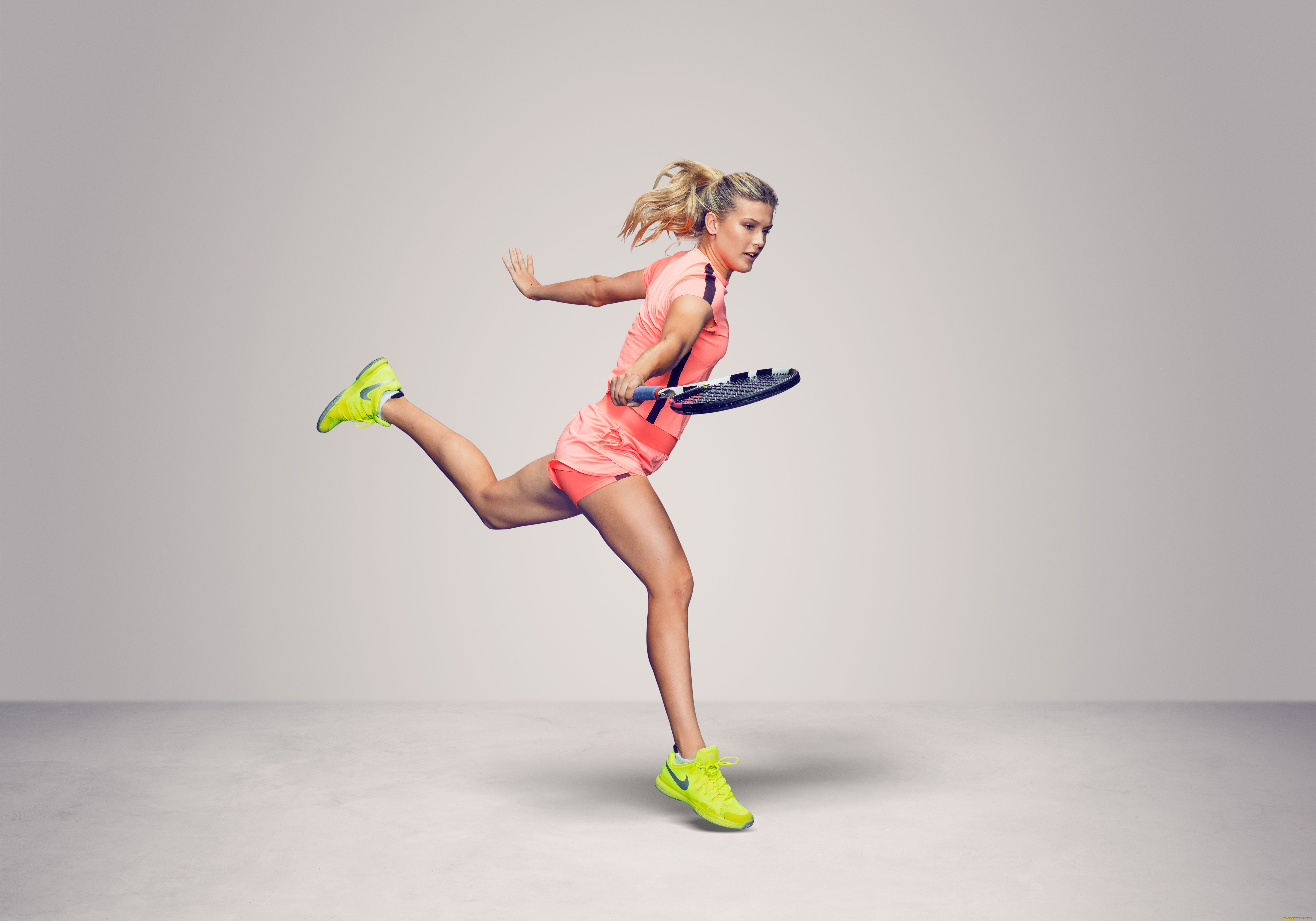 спорт, теннис, eugenie, bouchard, фон, взгляд, девушка