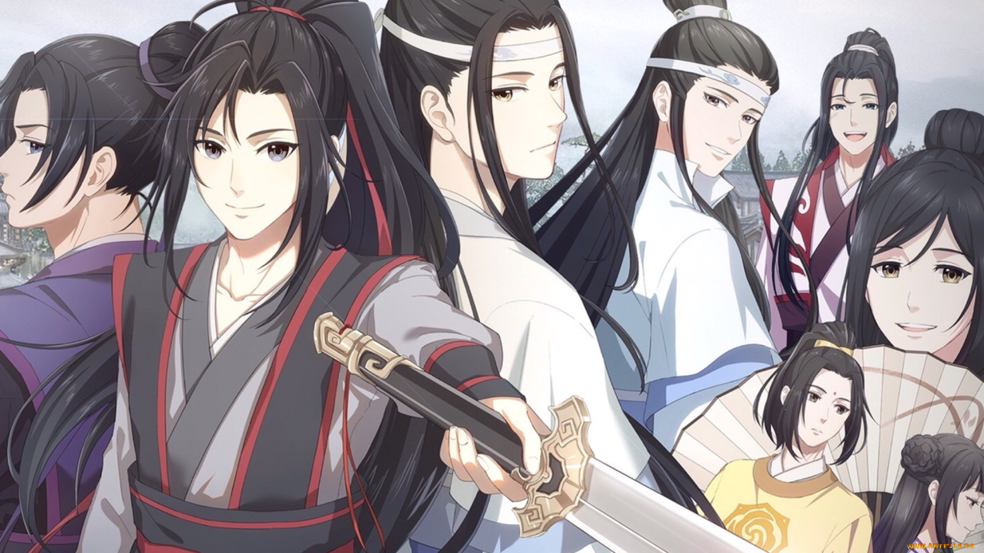 аниме, mo, dao, zu, shi, заклинатели, меч