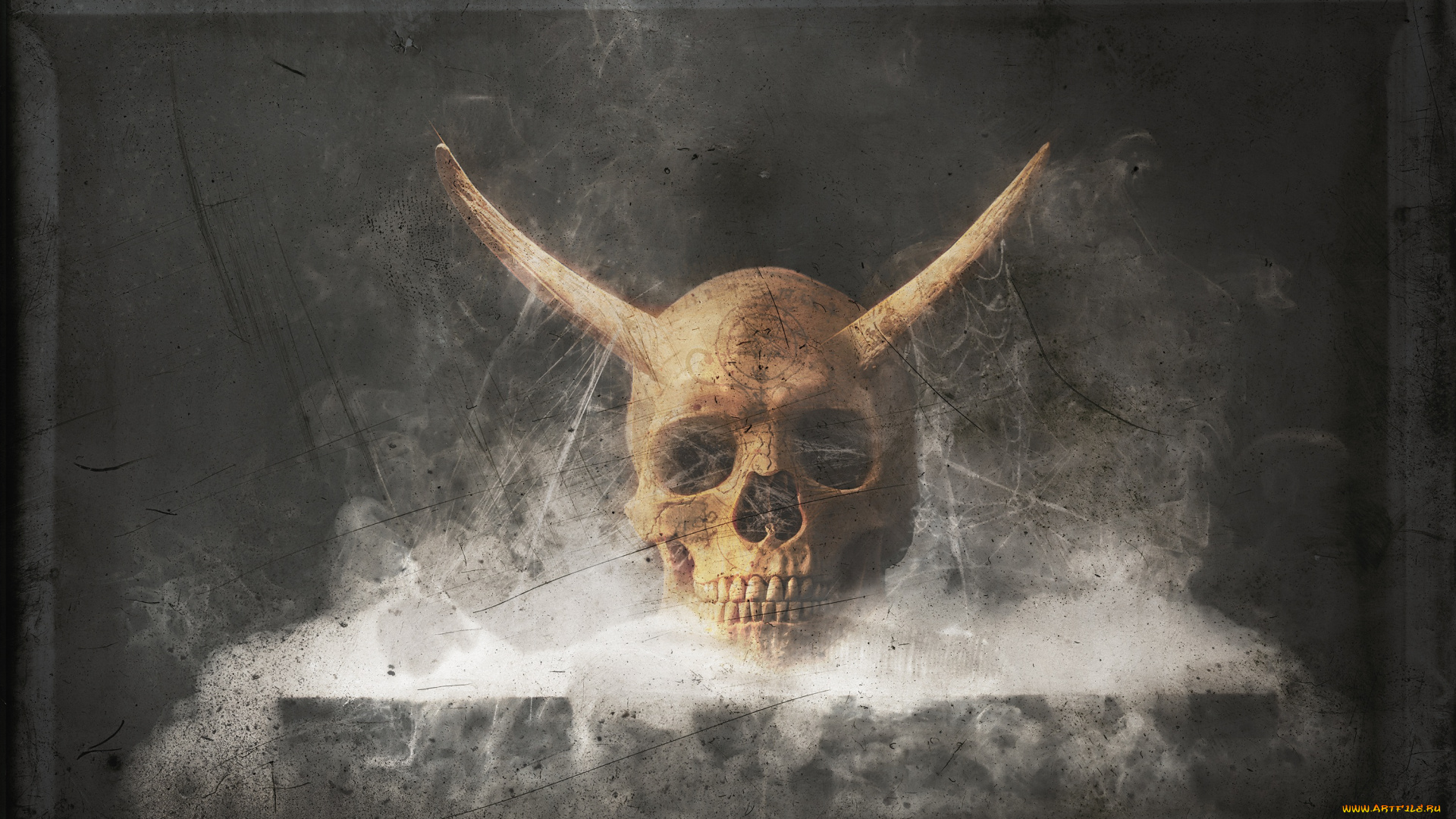 фэнтези, фотоарт, череп