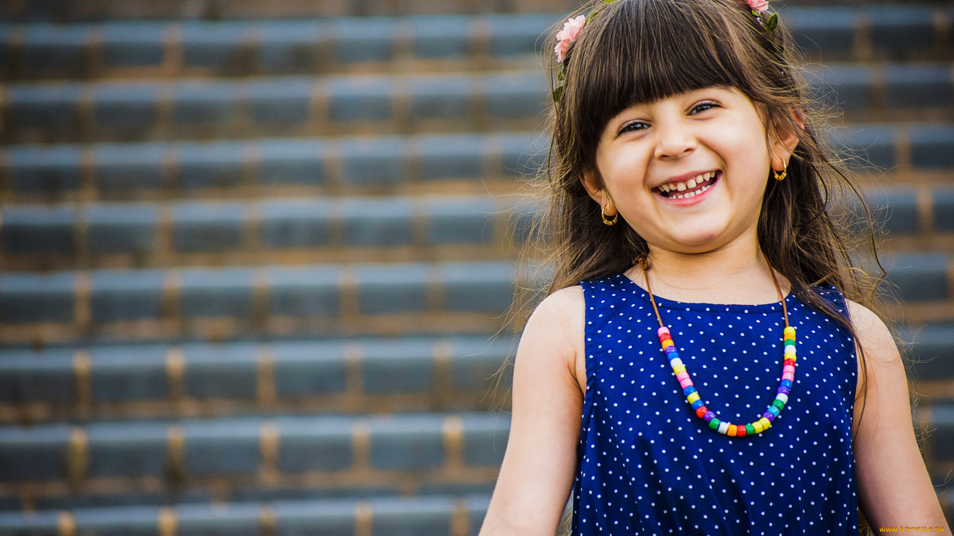 разное, дети, девочка, бусы