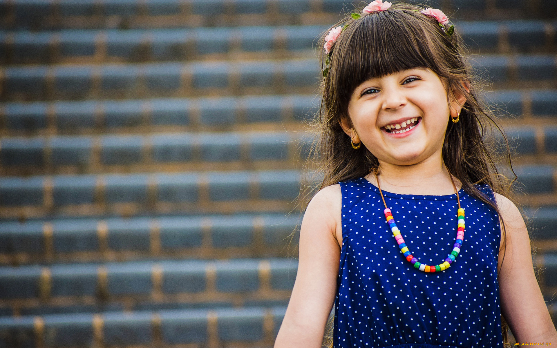 разное, дети, девочка, бусы