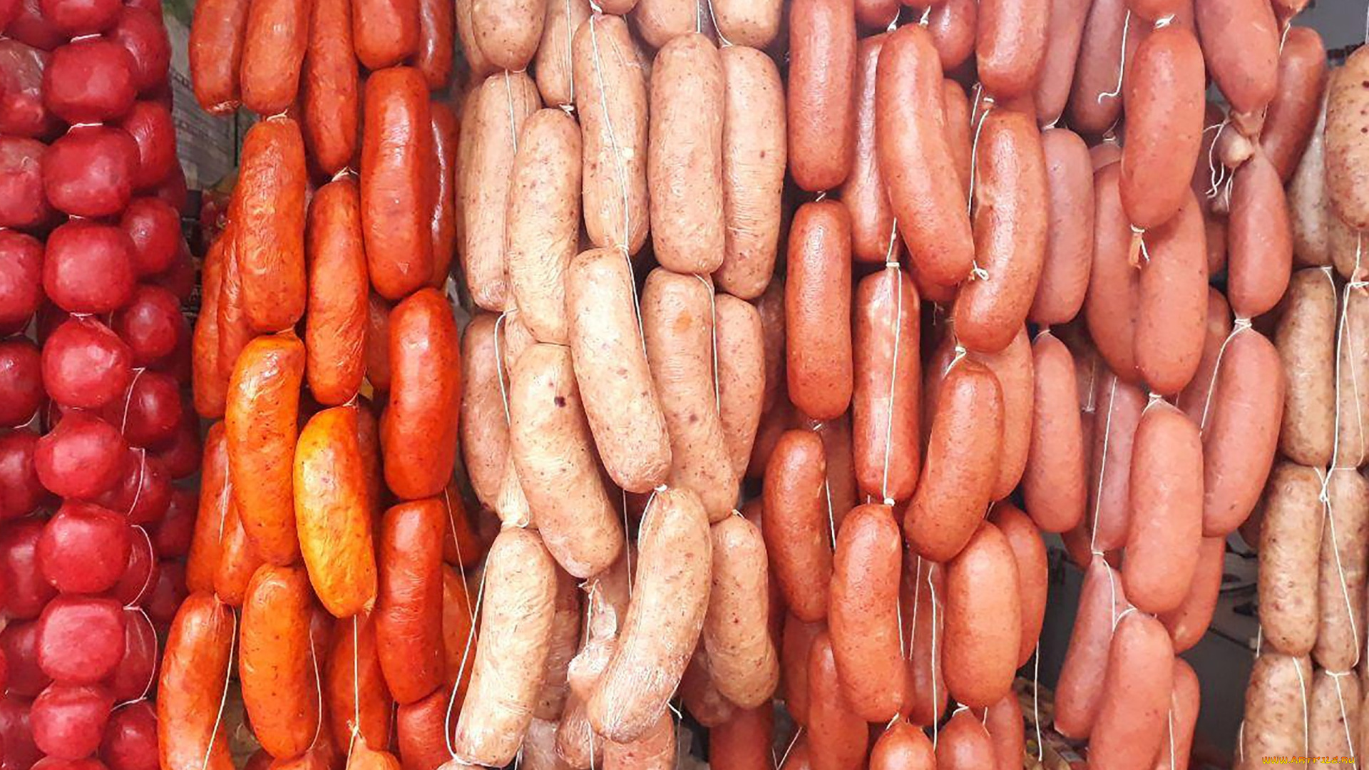 еда, колбасные, изделия, сосиски, колбаски, много