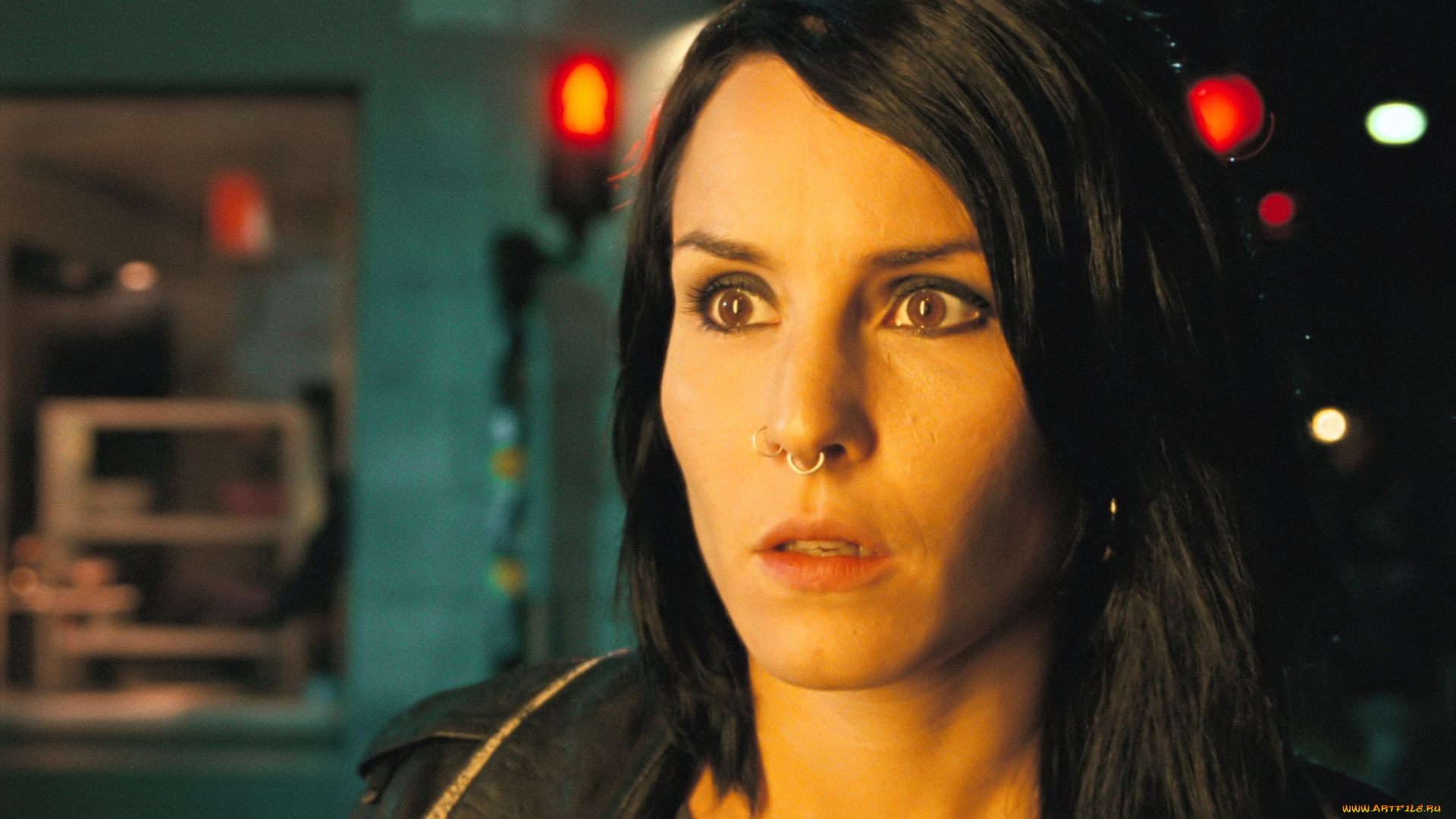 кино, фильмы, flickan, som, lekte, med, elden, женщина, лицо, брюнетка, пирсинг