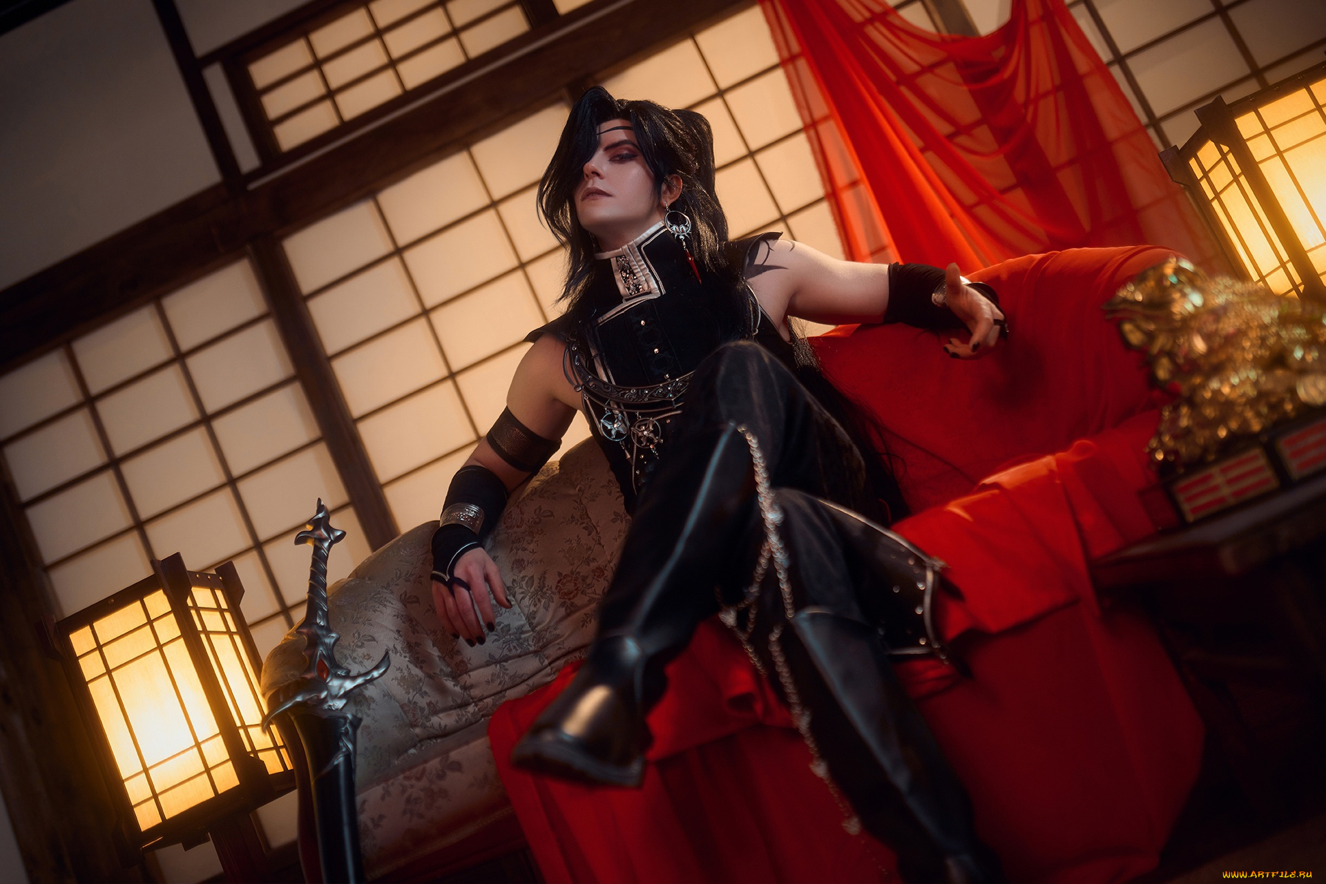 мужчины, graysonfin, cosplay, грейсон, graysonfin, хуа, чэн