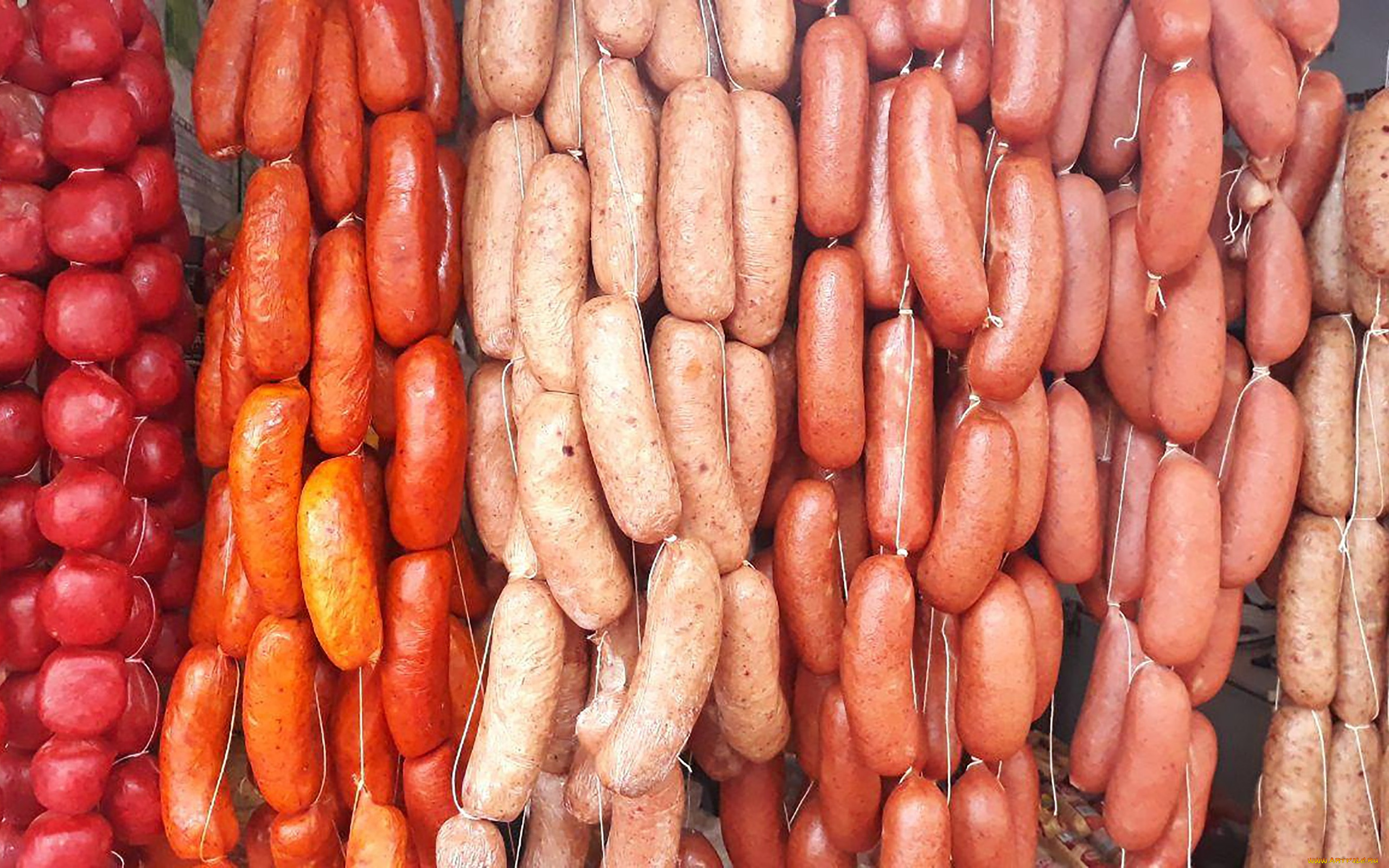 еда, колбасные, изделия, сосиски, колбаски, много