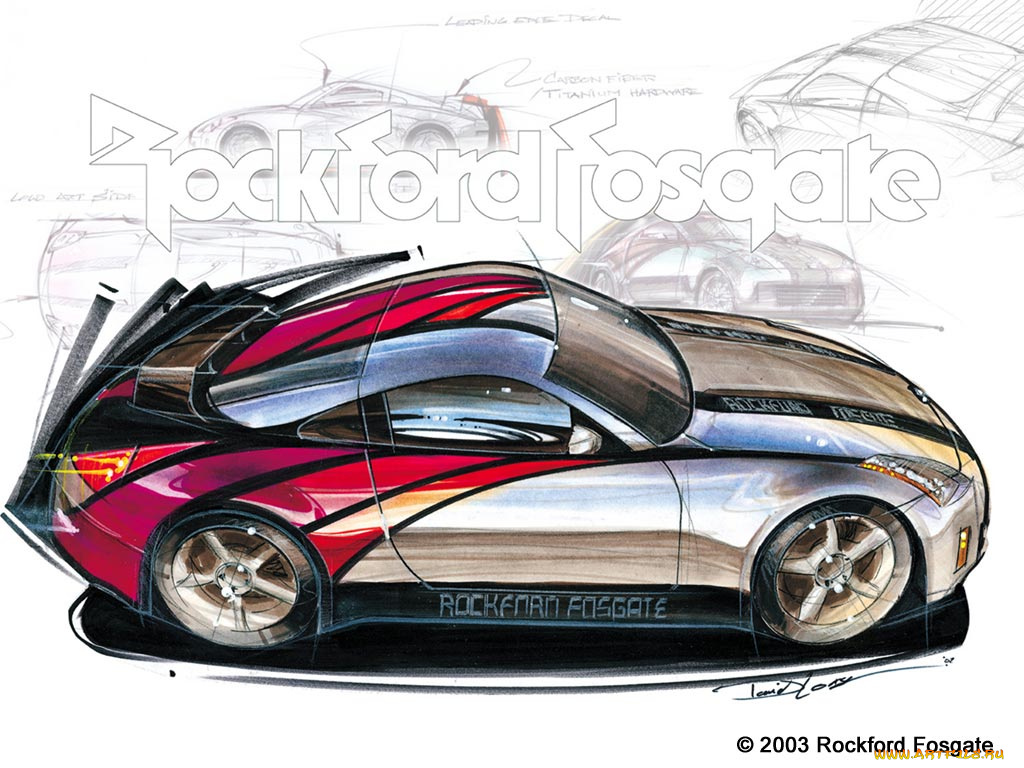 автомобили, рисованные