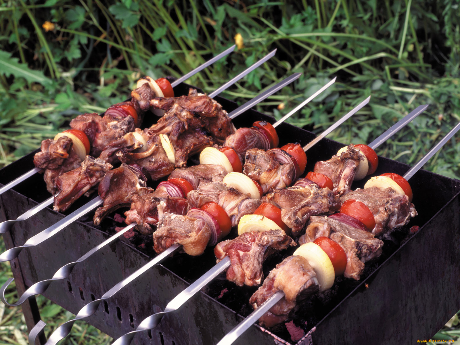 еда, шашлык, барбекю