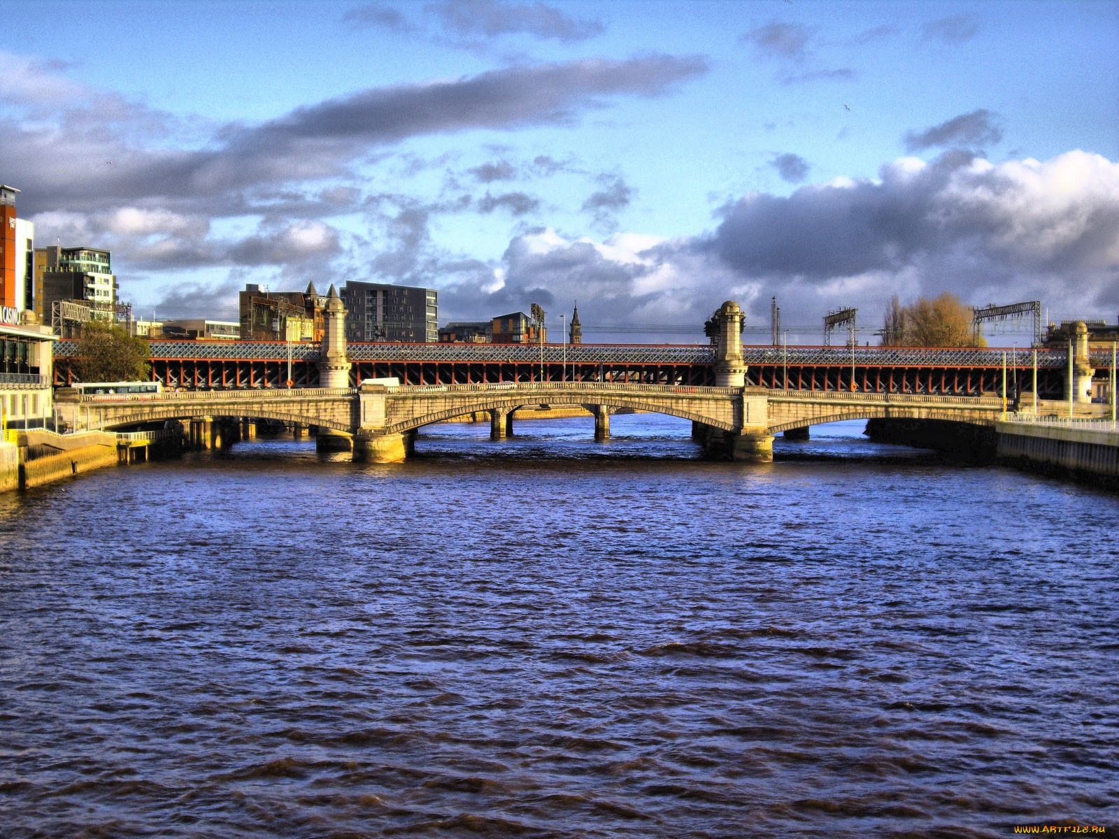 king, george, bridg, england, города, мосты