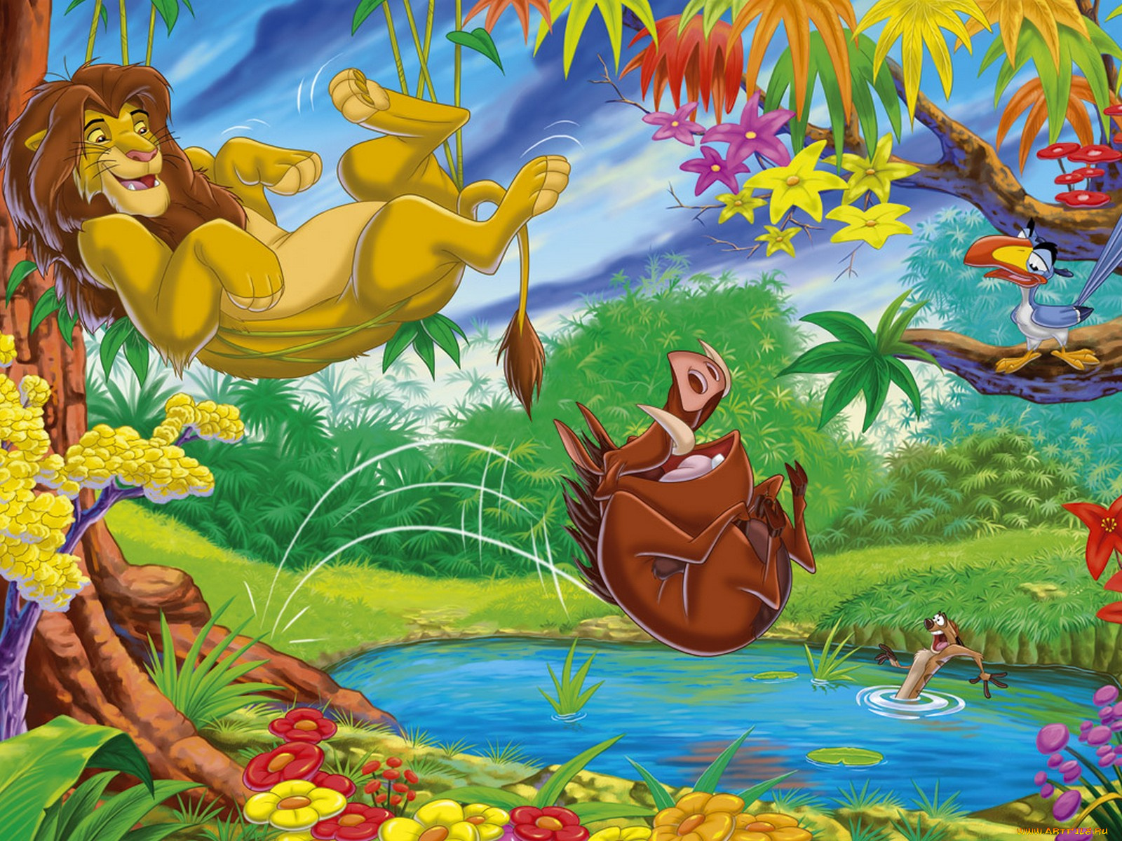 мультфильмы, the, lion, king