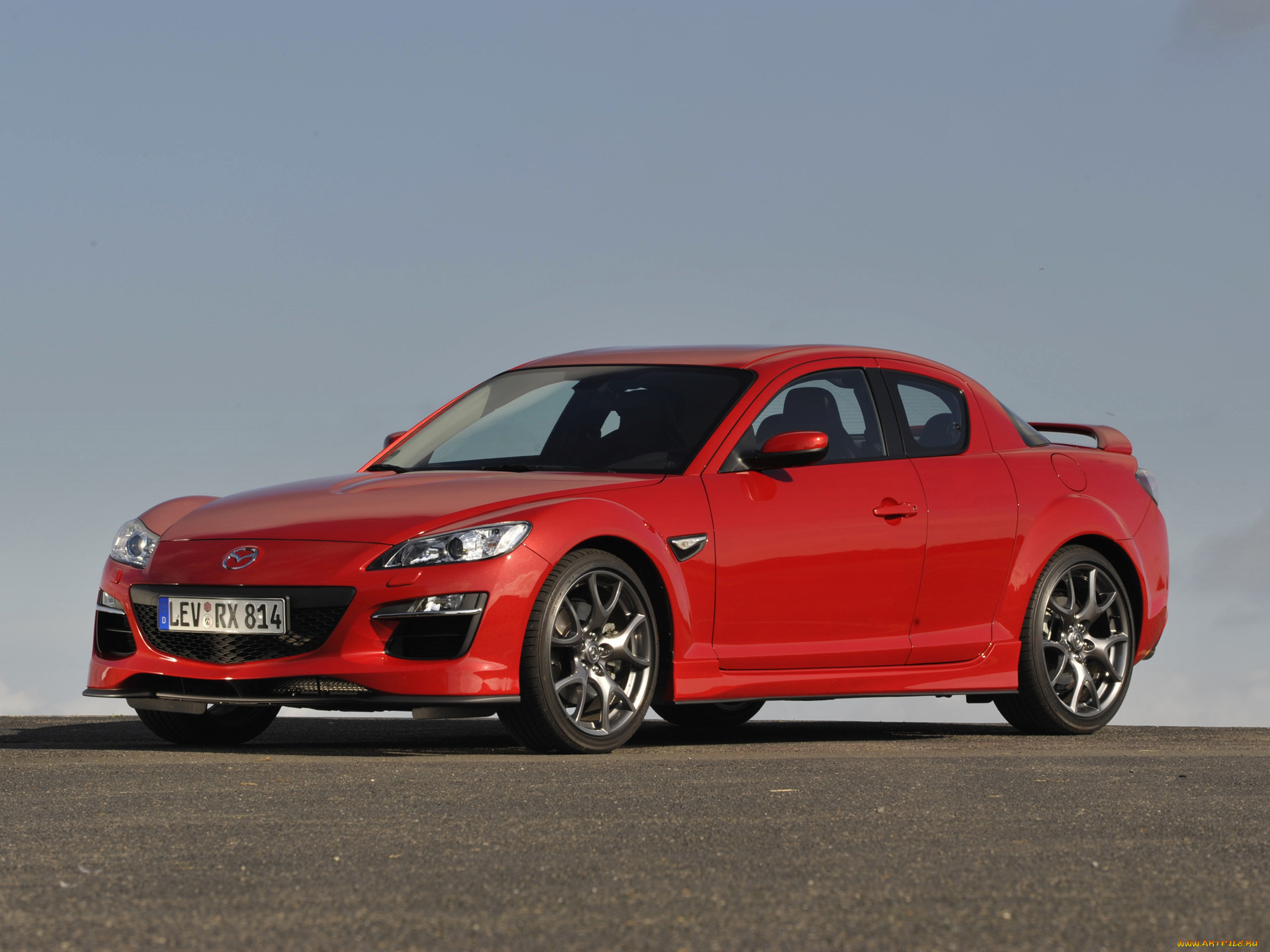 автомобили, mazda, rx8, red, красная