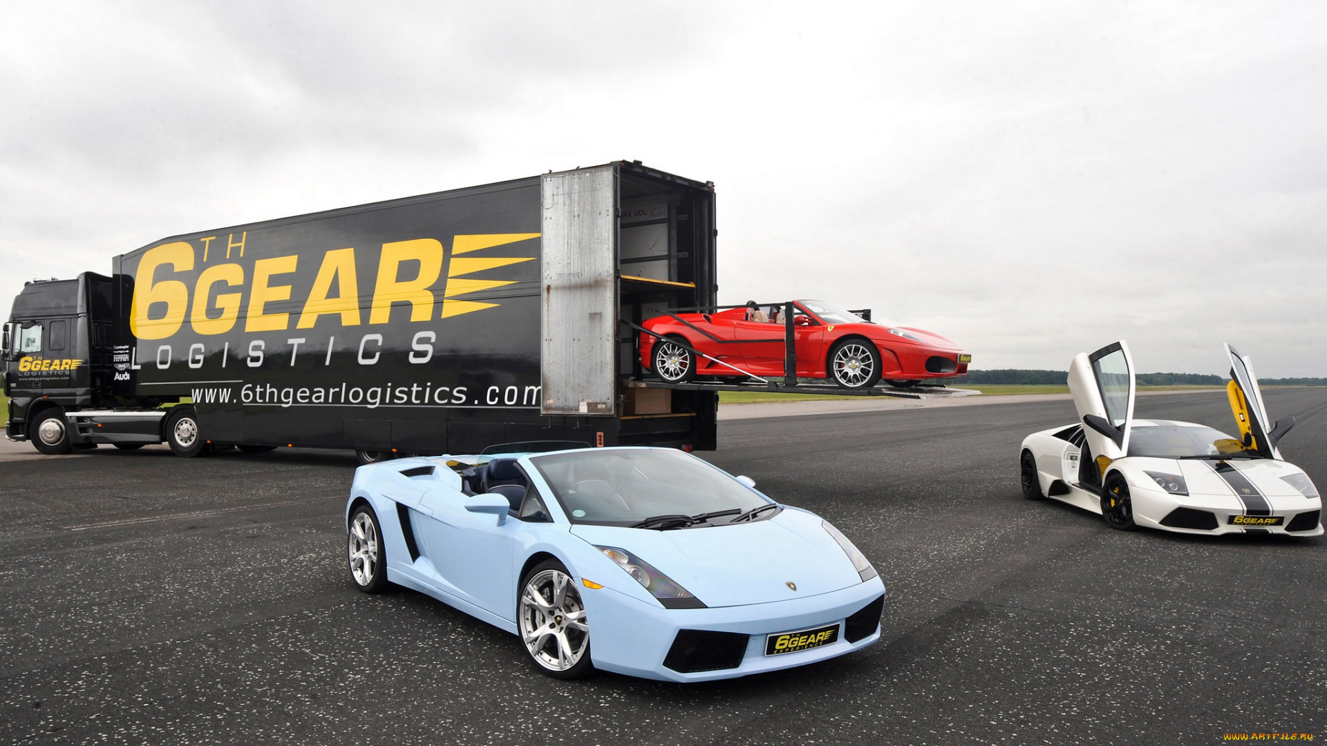 автомобили, разные, вместе