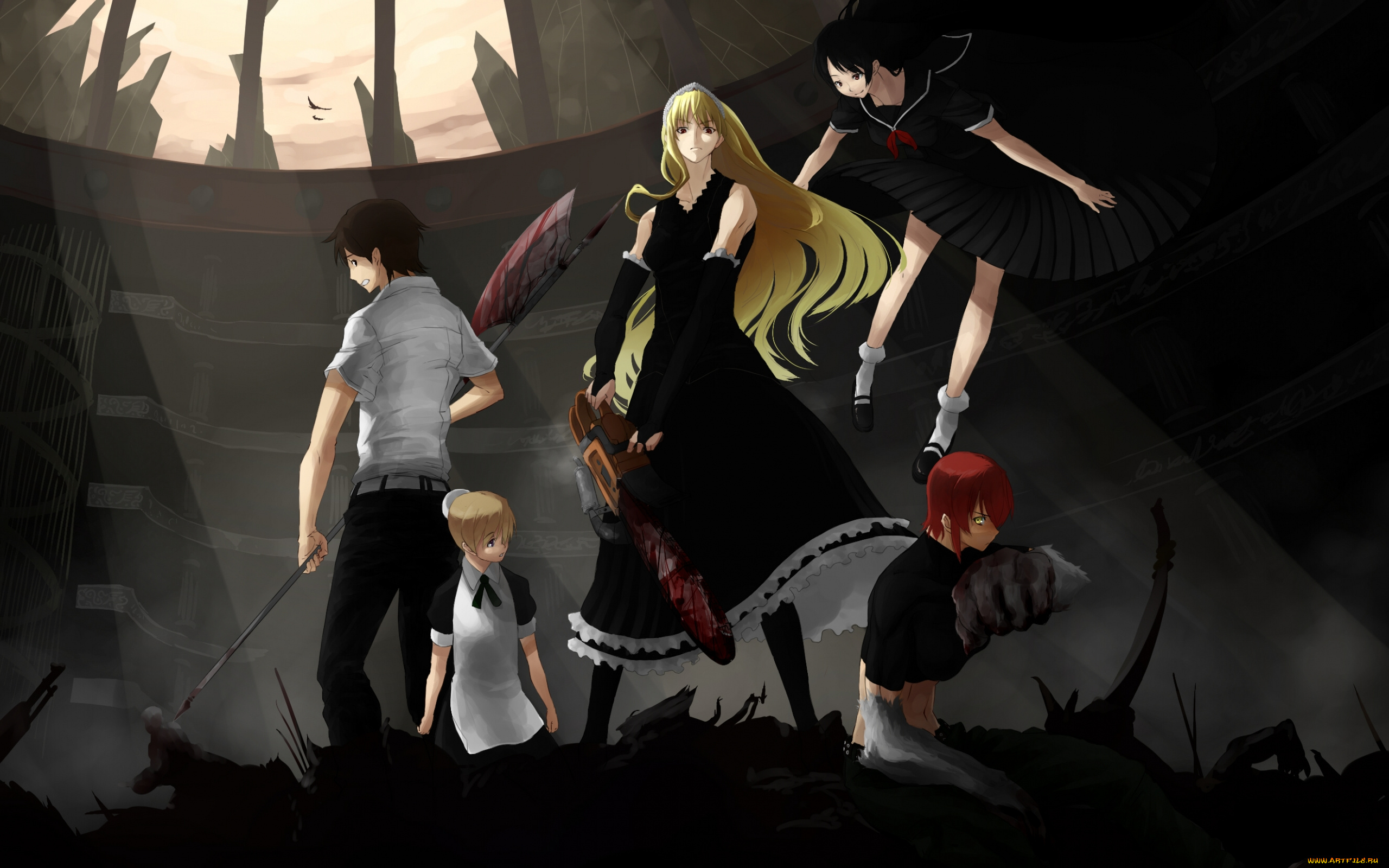 аниме, monster, princess