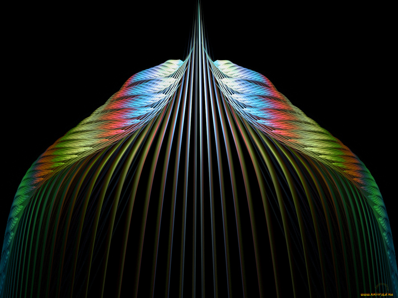 3д, графика, fractal, фракталы, абстракция, узор