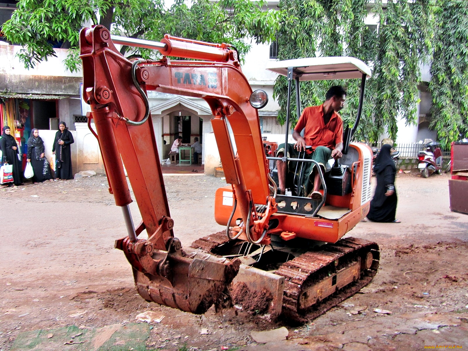 техника, экскаваторы, экскаватор