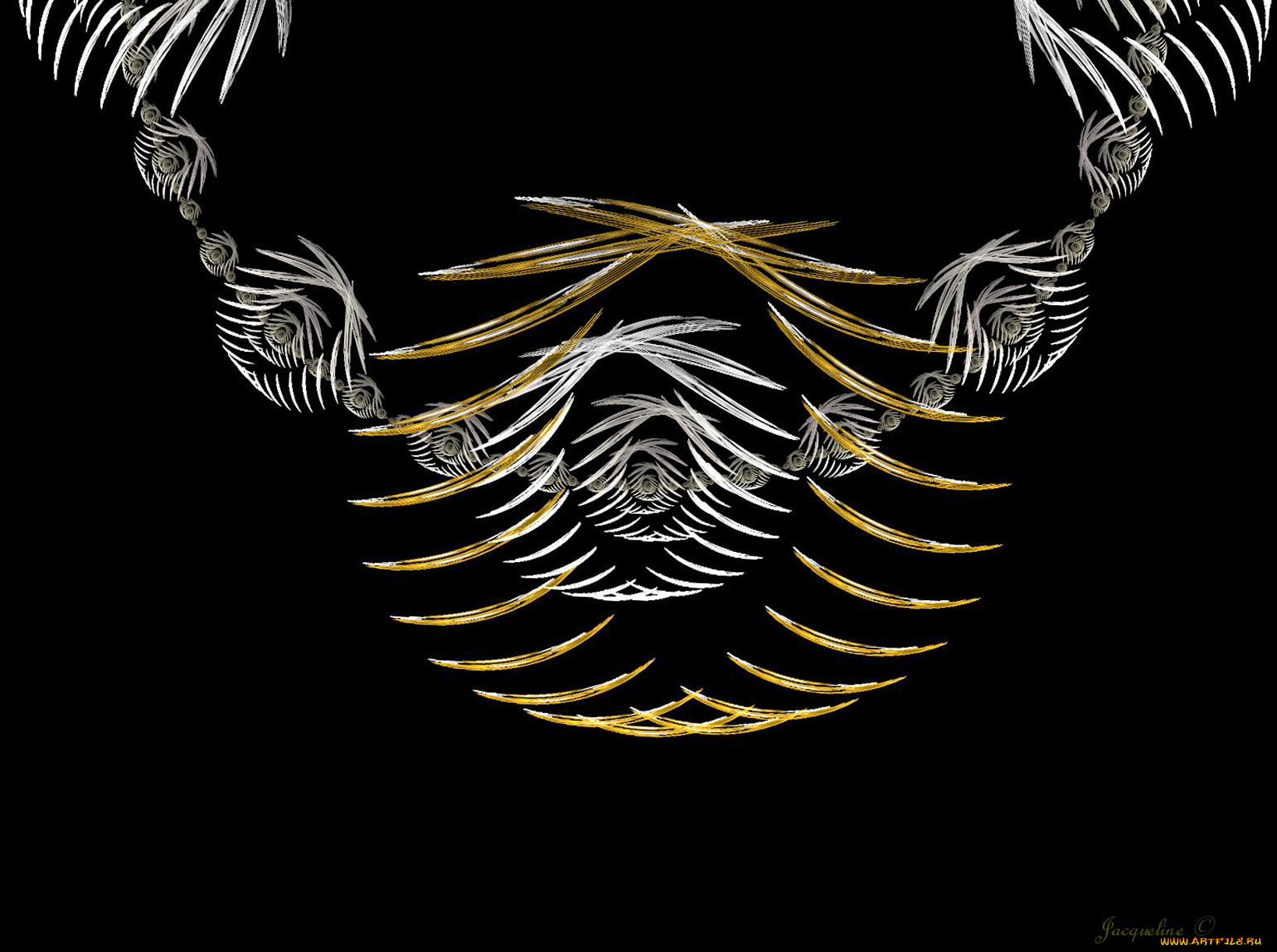 3д, графика, fractal, фракталы, абстракция, узор, тёмный