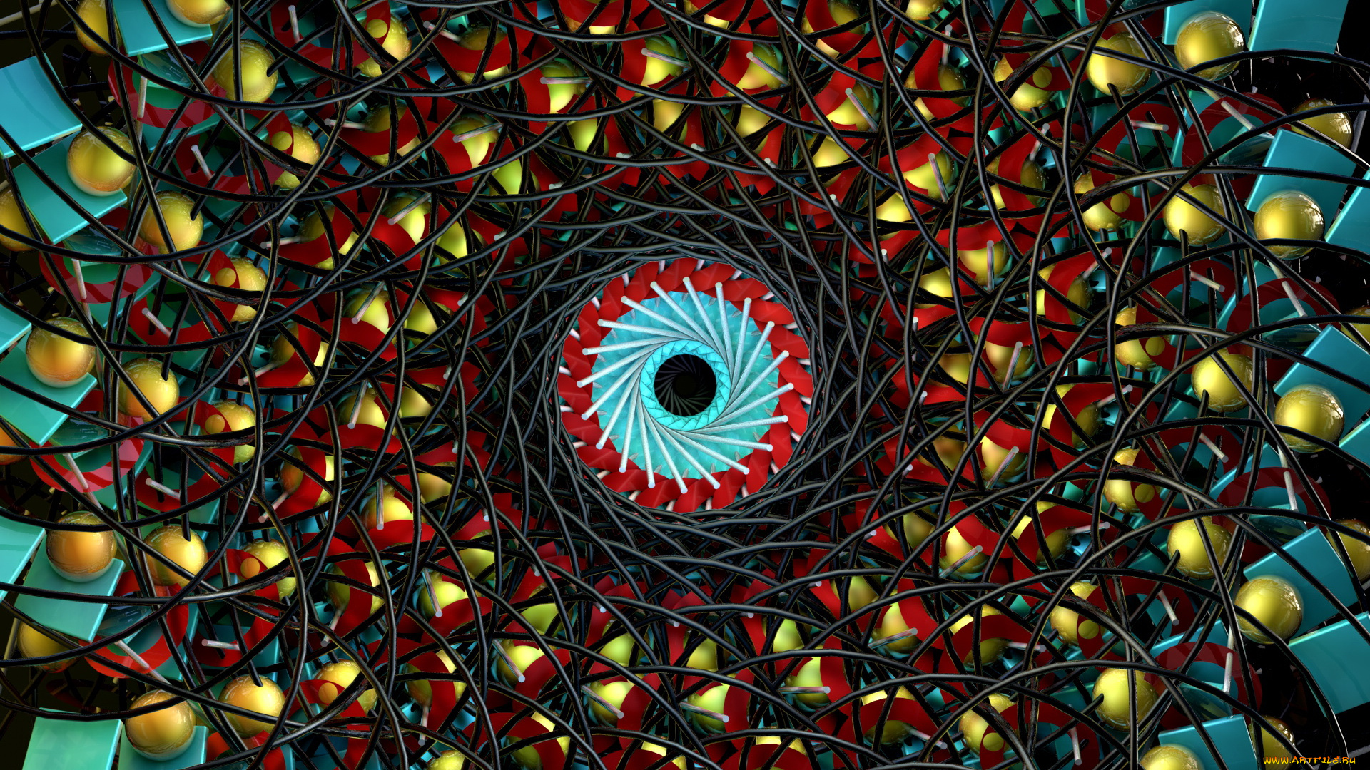 3д, графика, fractal, фракталы, абстракция, узор