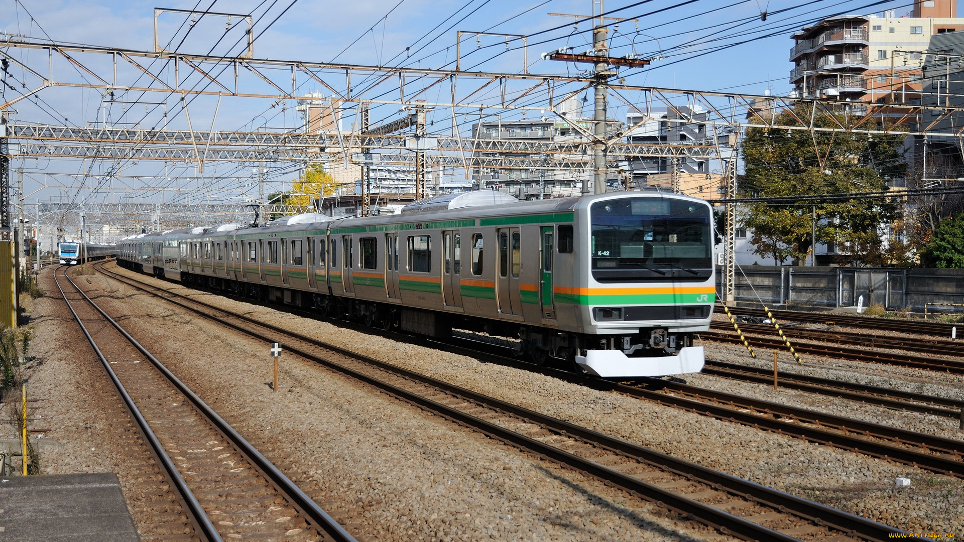 техника, электрички, рельсы, электричка