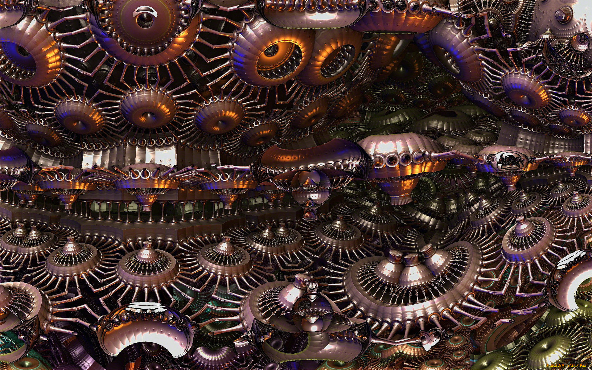 3д, графика, fractal, фракталы, абстракция, узор