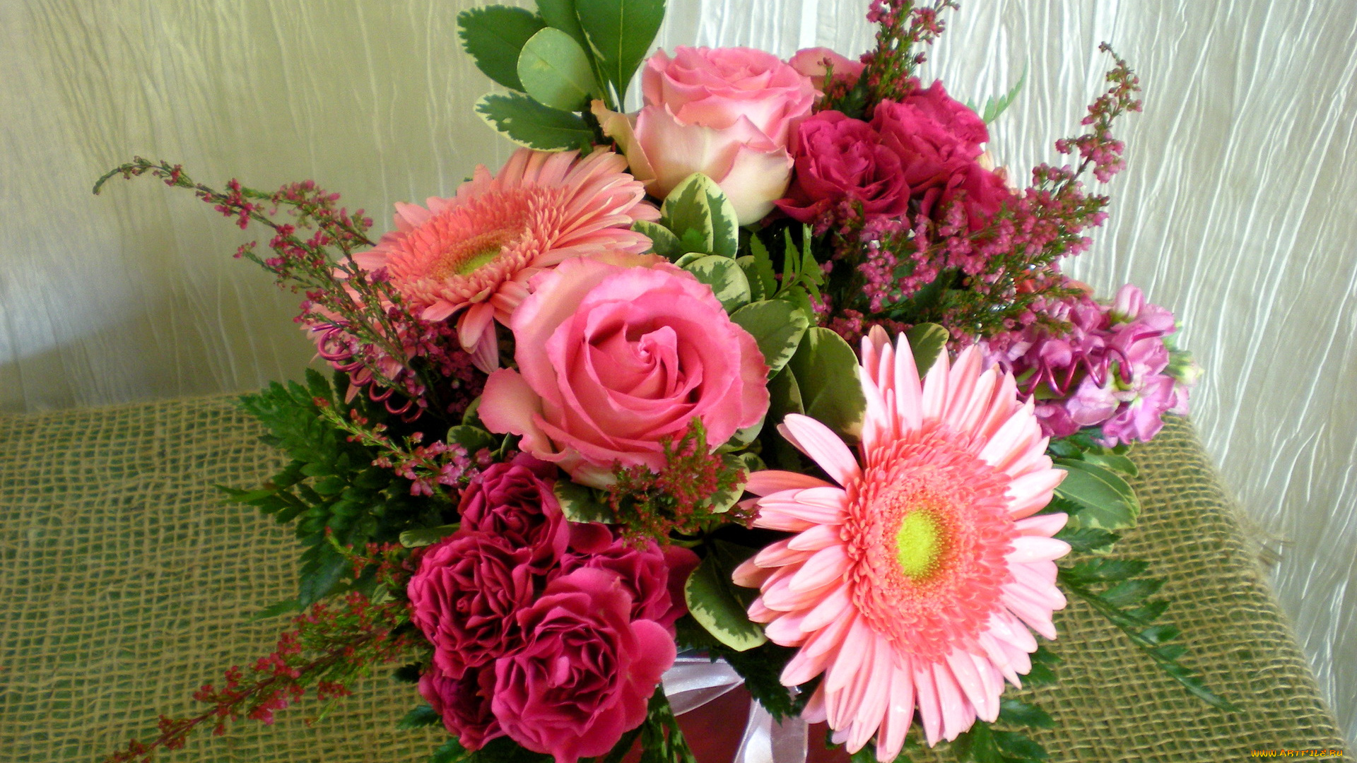 цветы, букеты, композиции, букет, розы, герберы