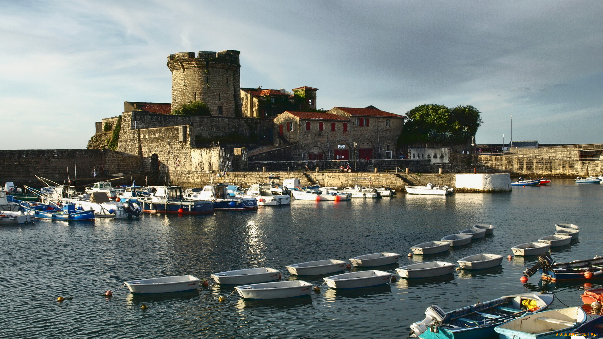 франция, аквитания, сибур, fort, de, socoa, города, дворцы, замки, крепости, форт, море, суда