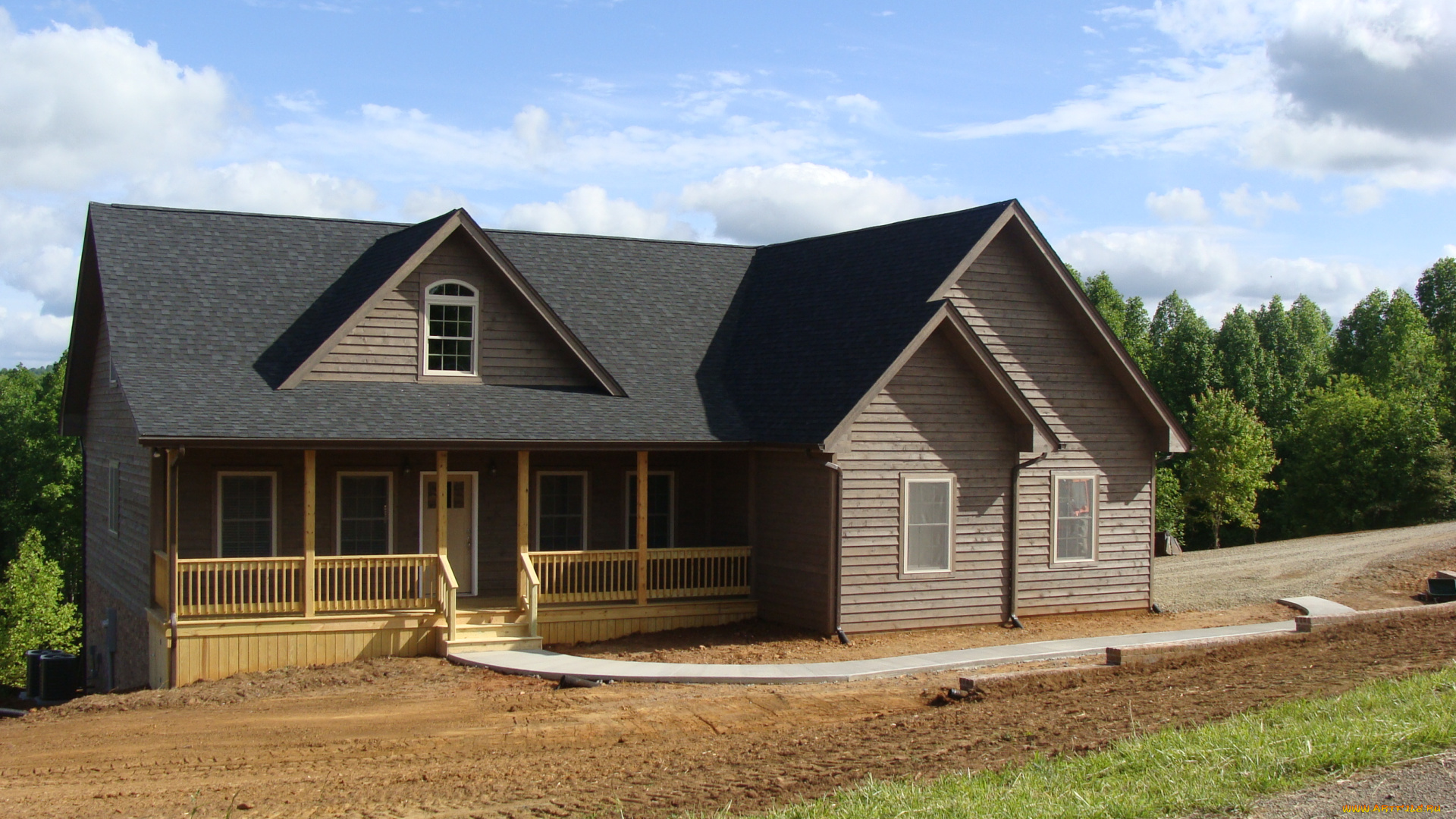 разное, сооружения, постройки, небо, дом