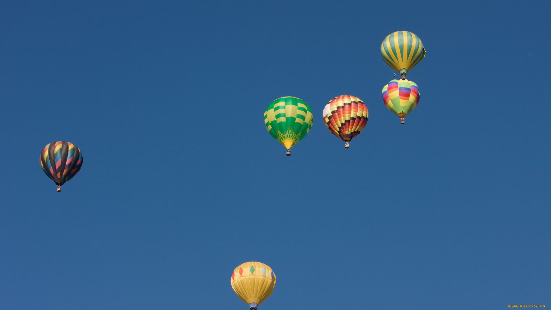 авиация, воздушные, шары, шары, полет
