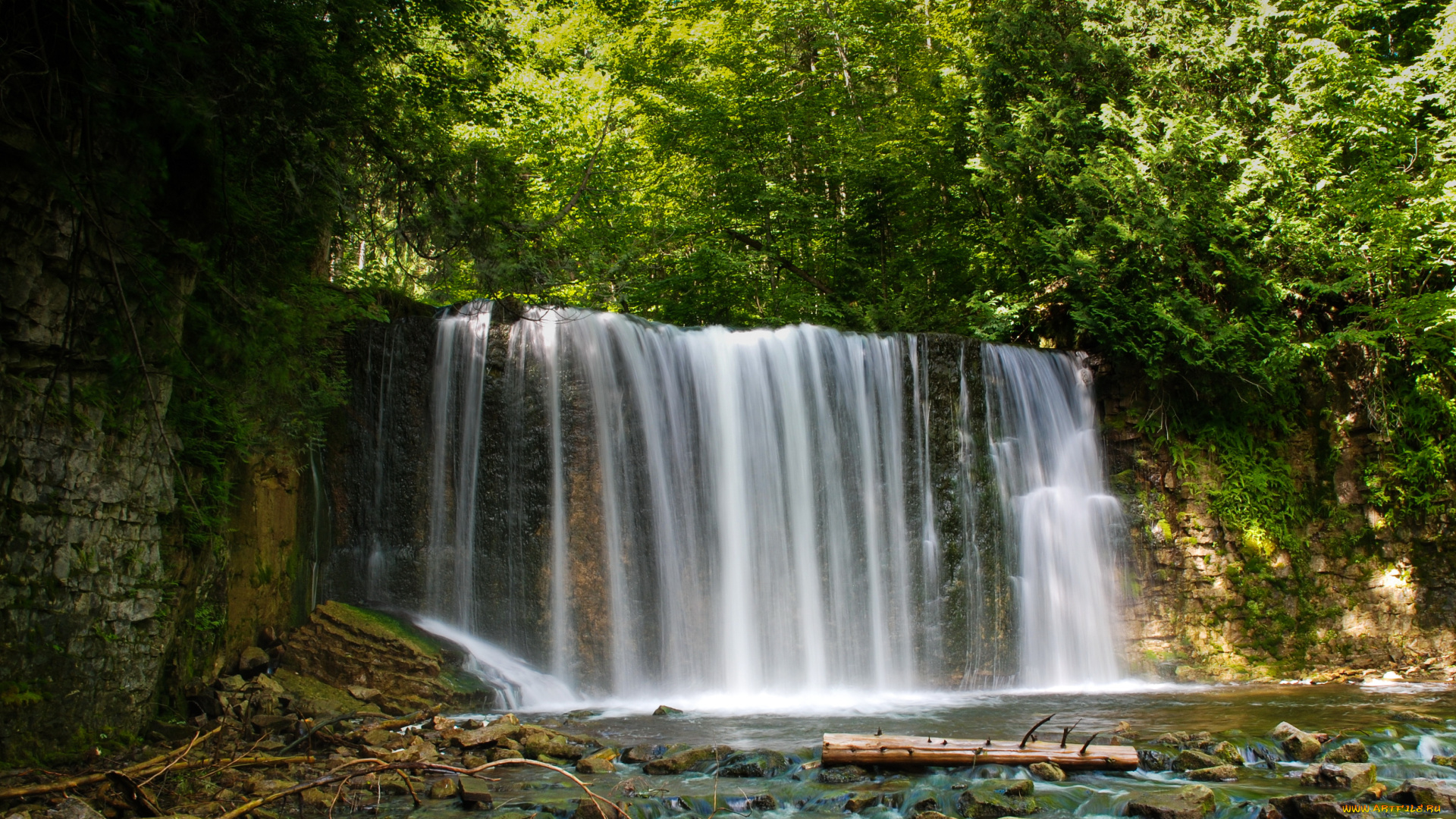 bracebridge, , ontario, , canada, природа, водопады, водопад, река, ontario, canada, лес