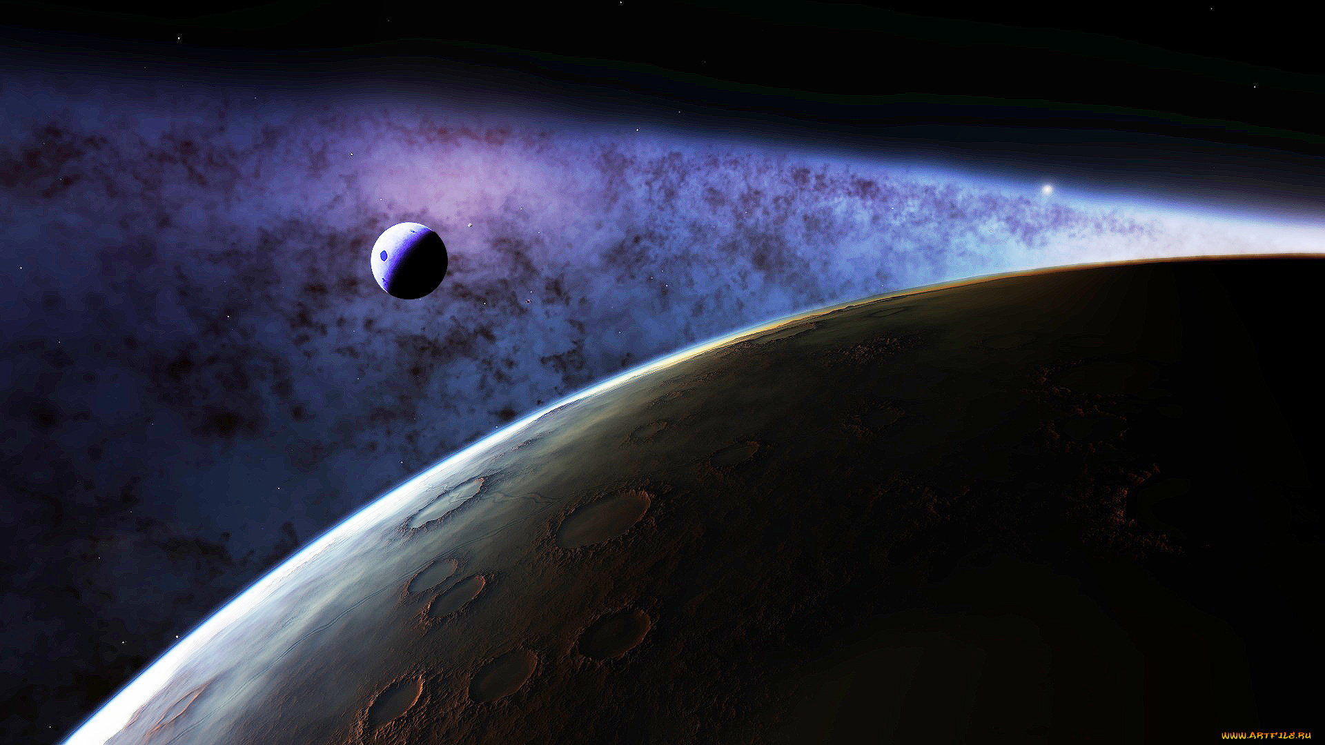космос, арт, планеты