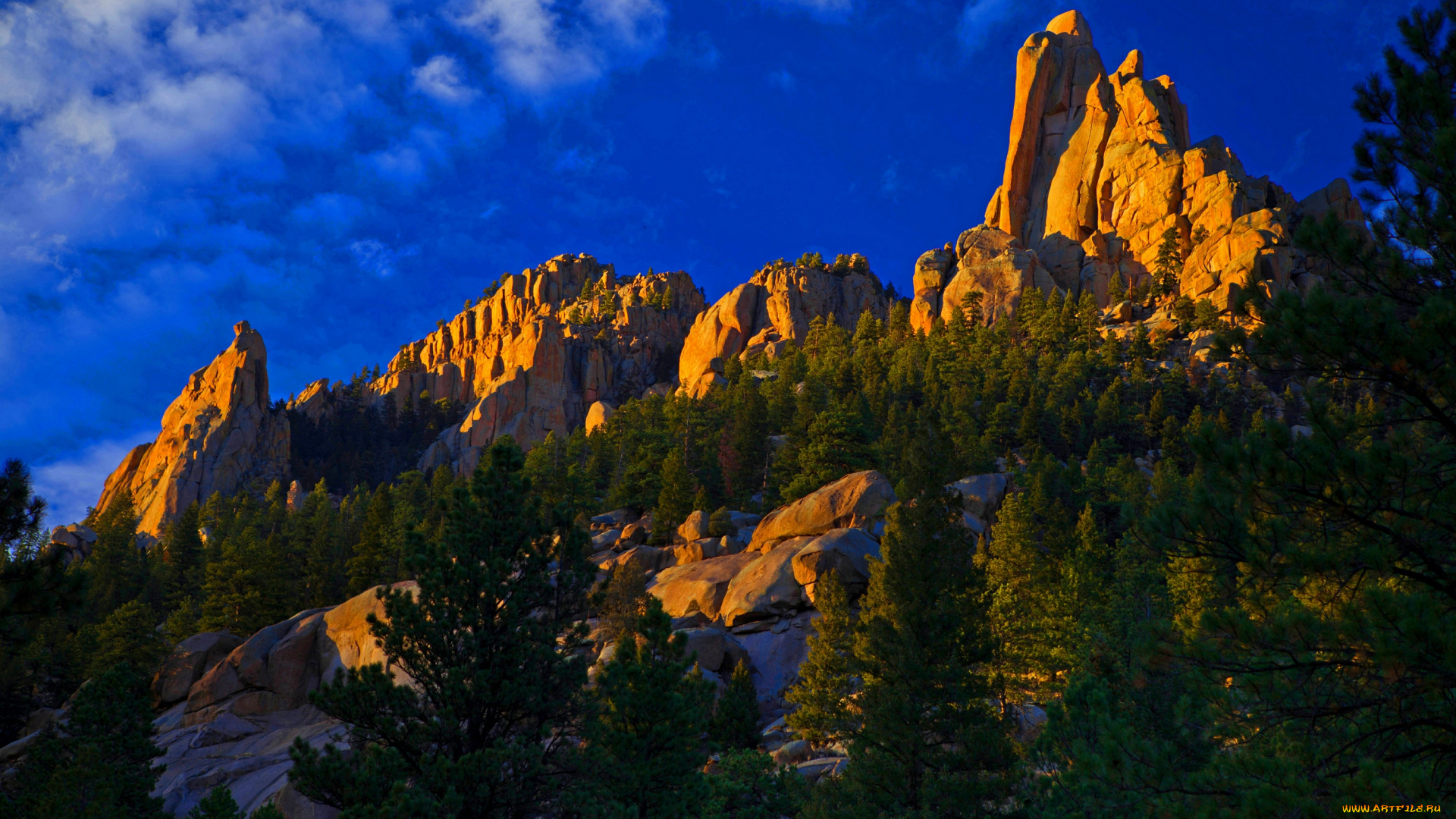 природа, горы, горное, плато