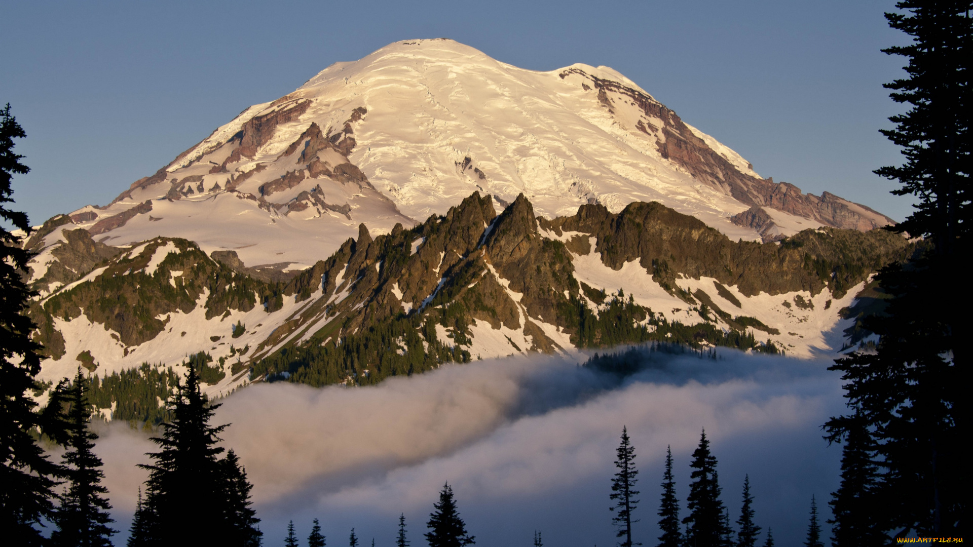 природа, горы, сша, америка, национальный, парк