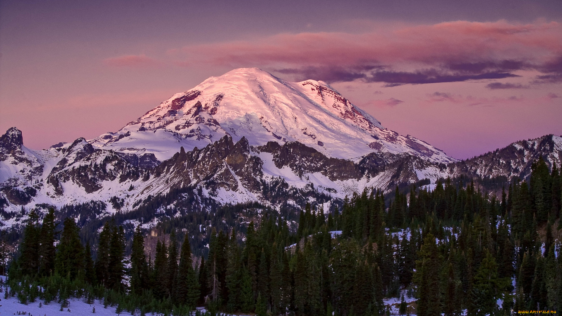 природа, горы, сша, америка, национальный, парк